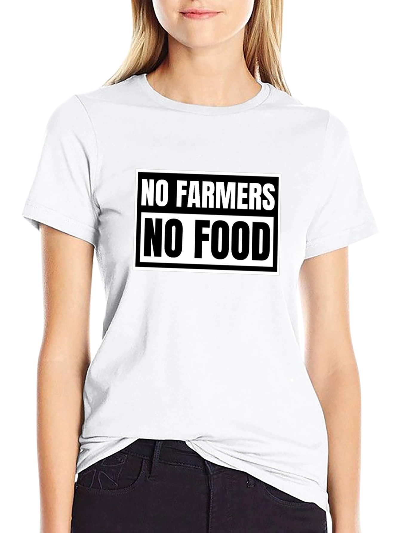 No Farmers No Food Graphic Tee