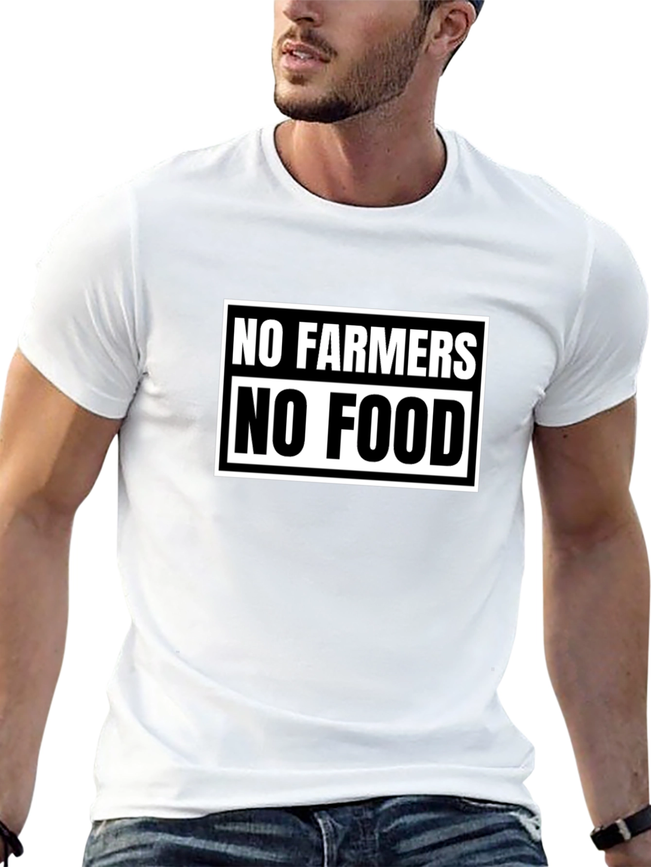 No Farmers No Food Graphic Tee