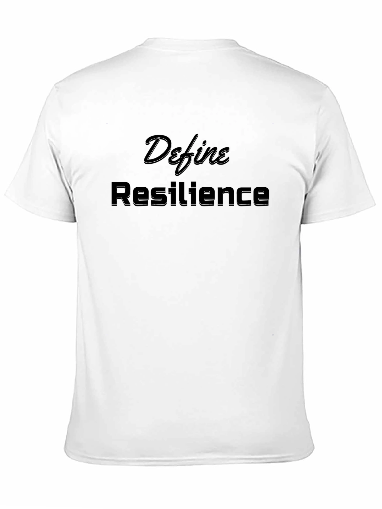 Define Resilience Black T-Shirt