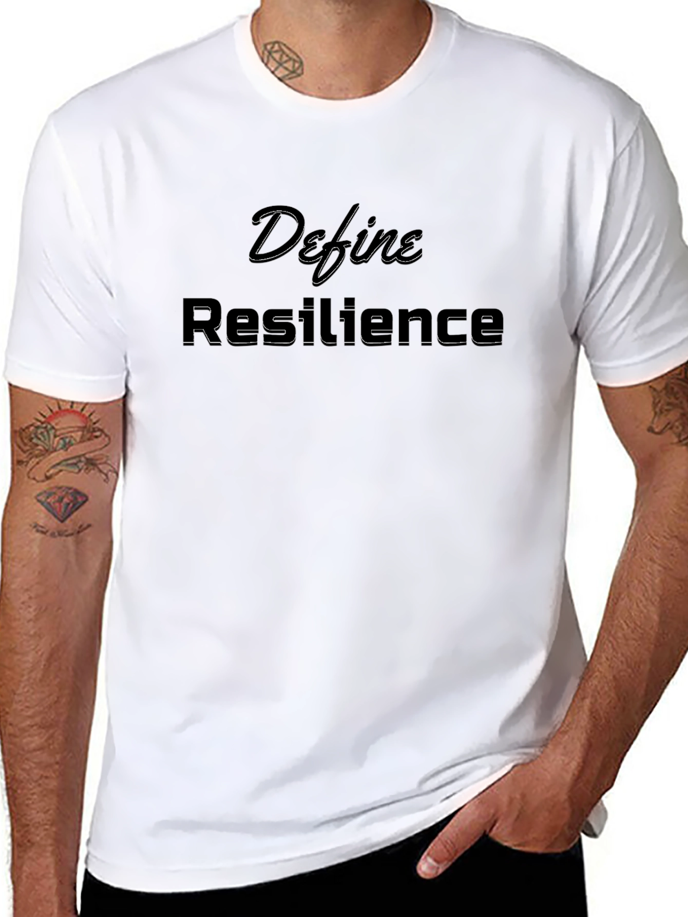 Define Resilience Black T-Shirt