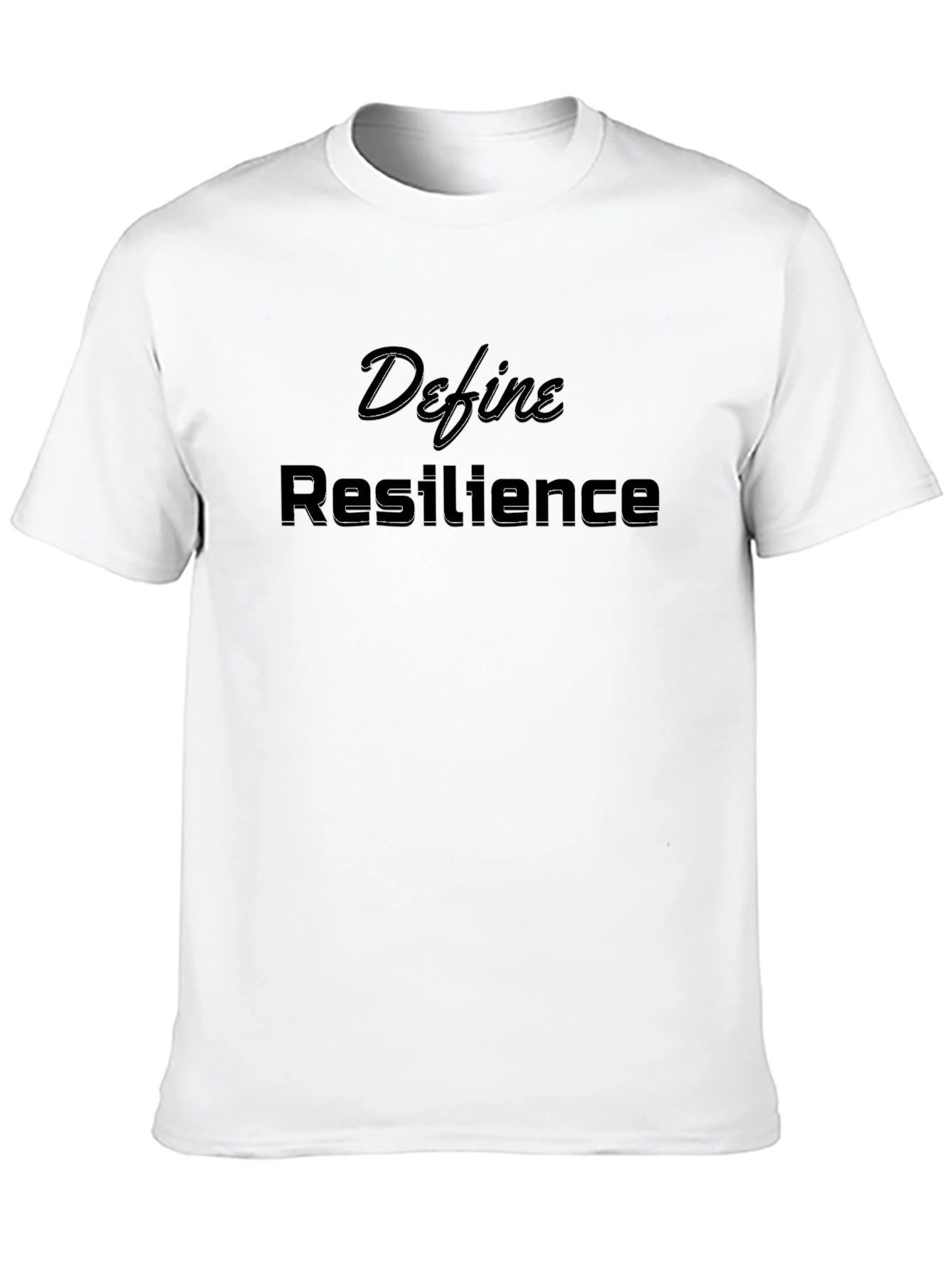 Define Resilience Black T-Shirt