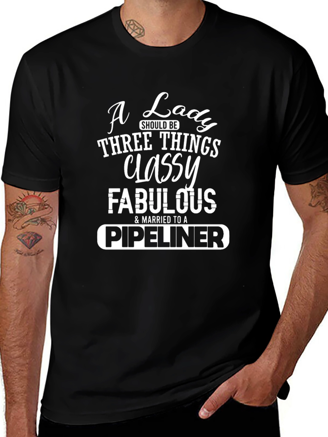 Classy Fabulous Pipeliner Graphic Tee