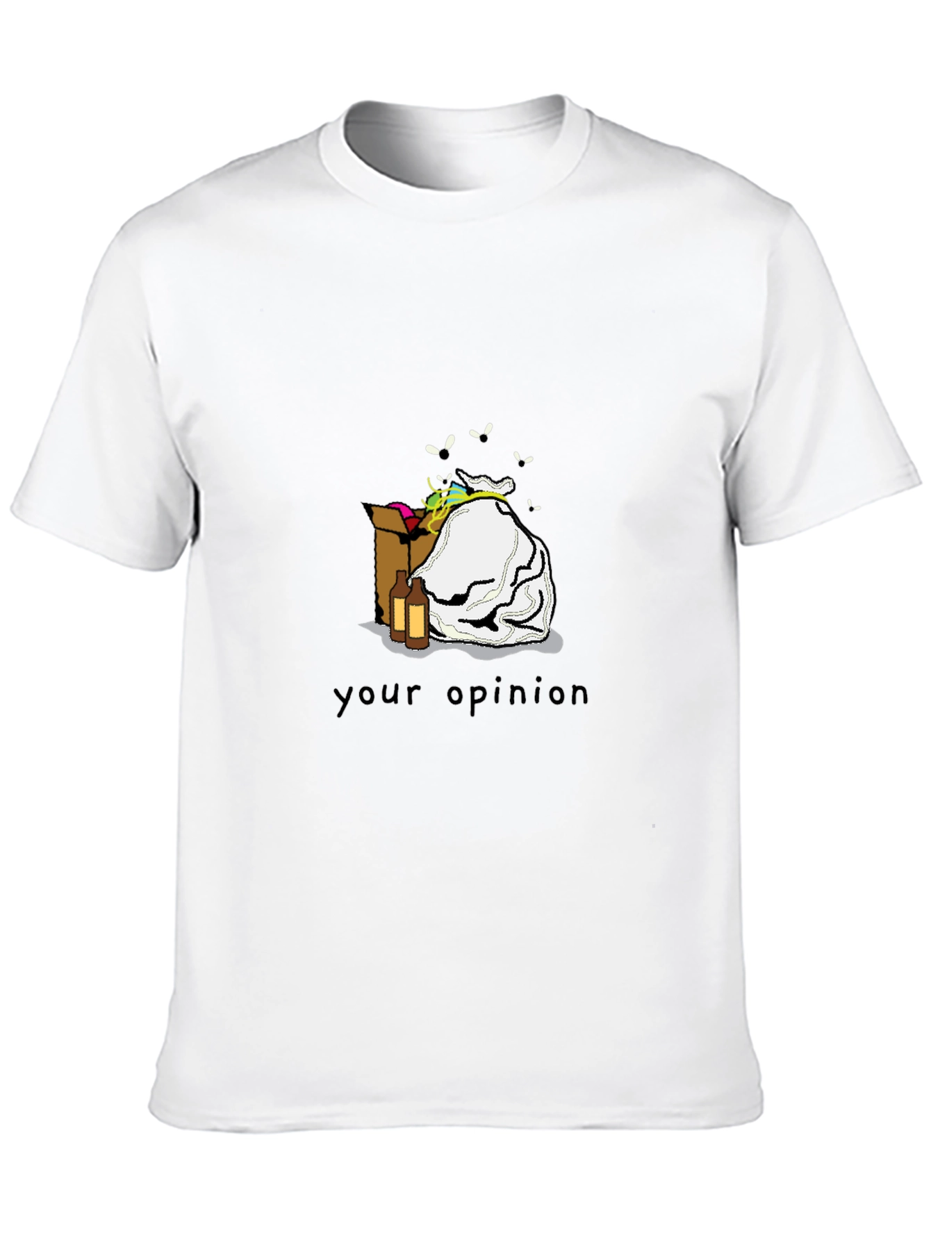 Opinion Trash Black T-Shirt