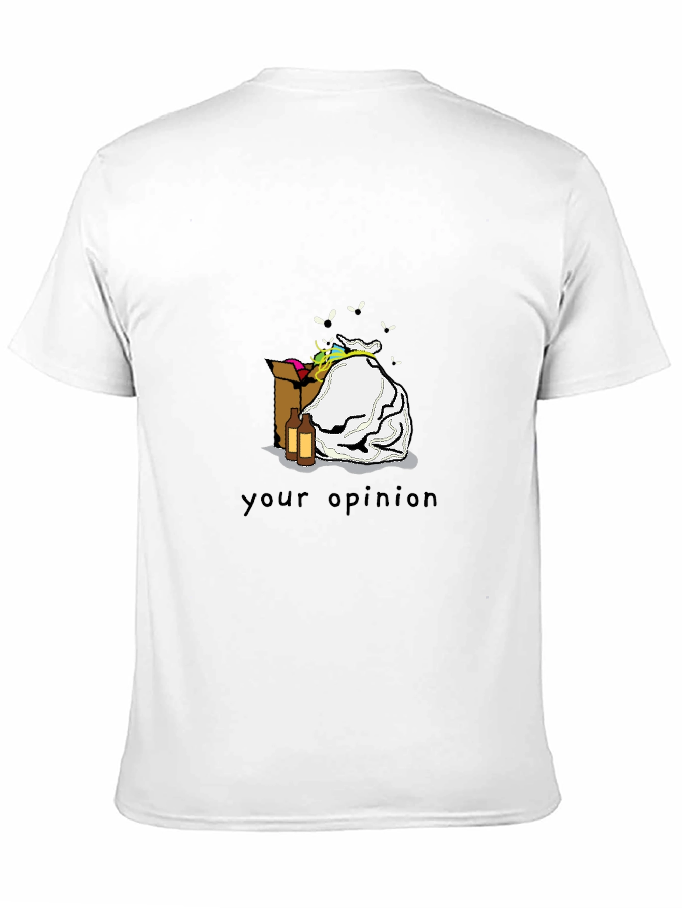 Opinion Trash Black T-Shirt