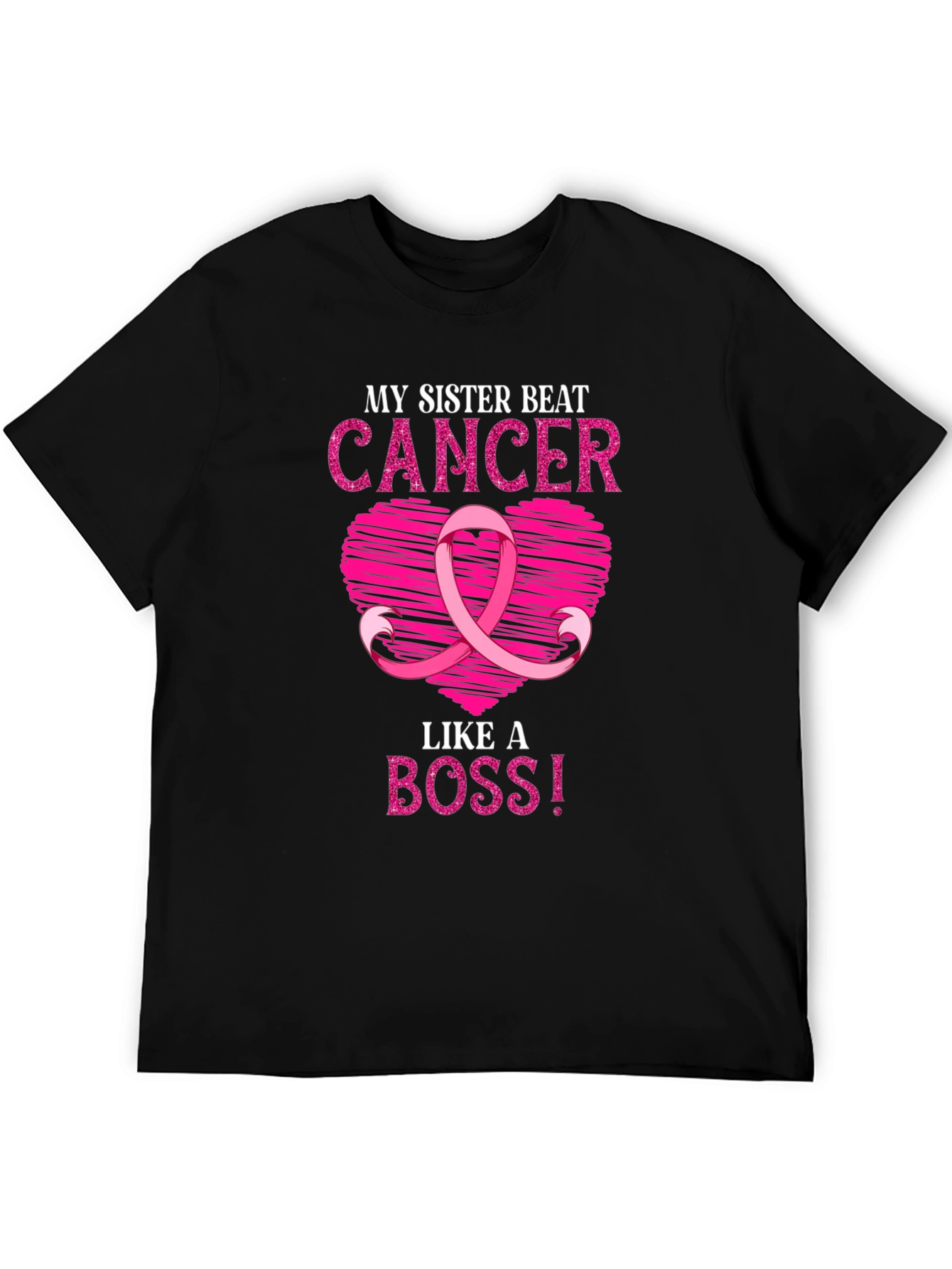 My Sister Beat Cancer Awareness T-Shirt