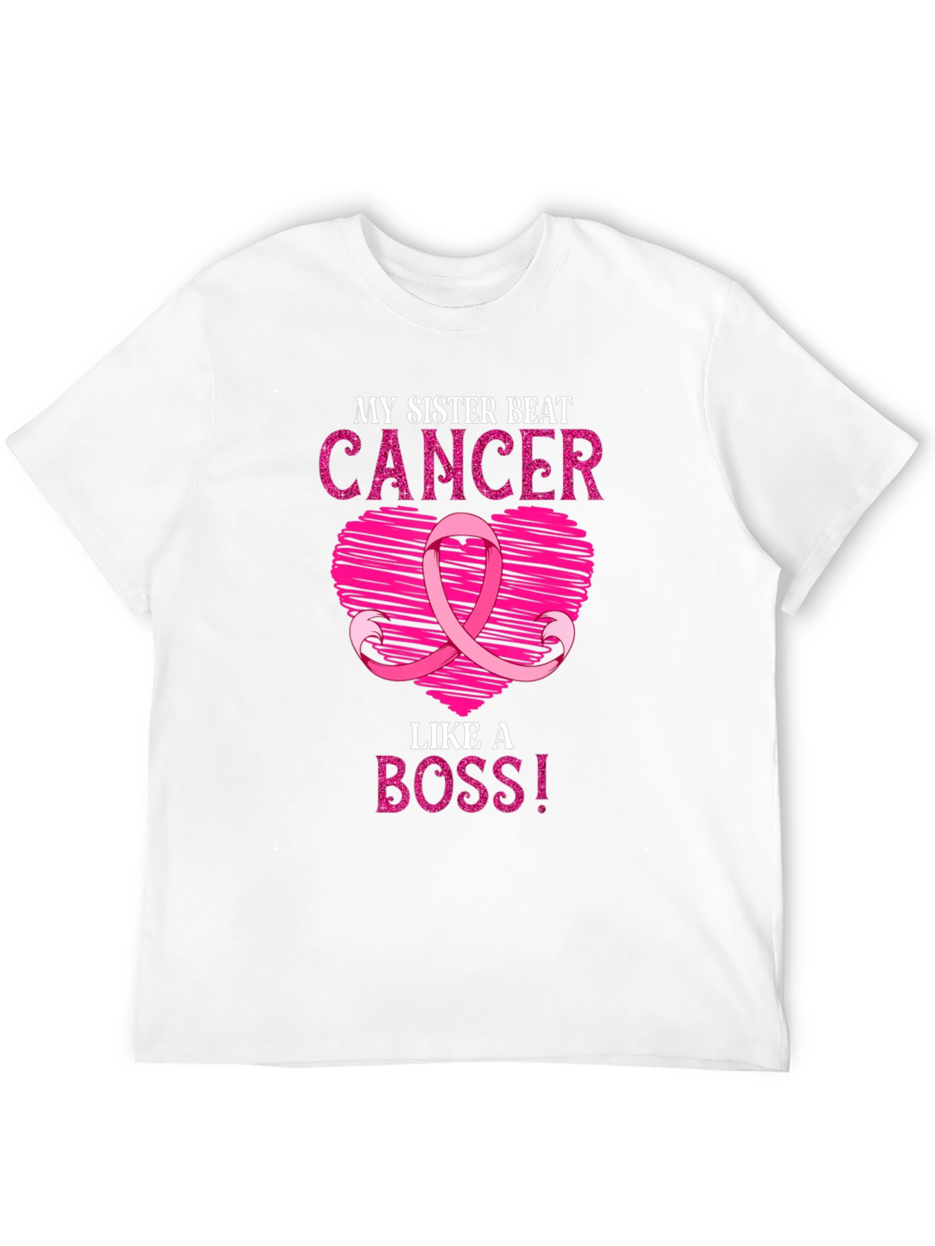 My Sister Beat Cancer Awareness T-Shirt