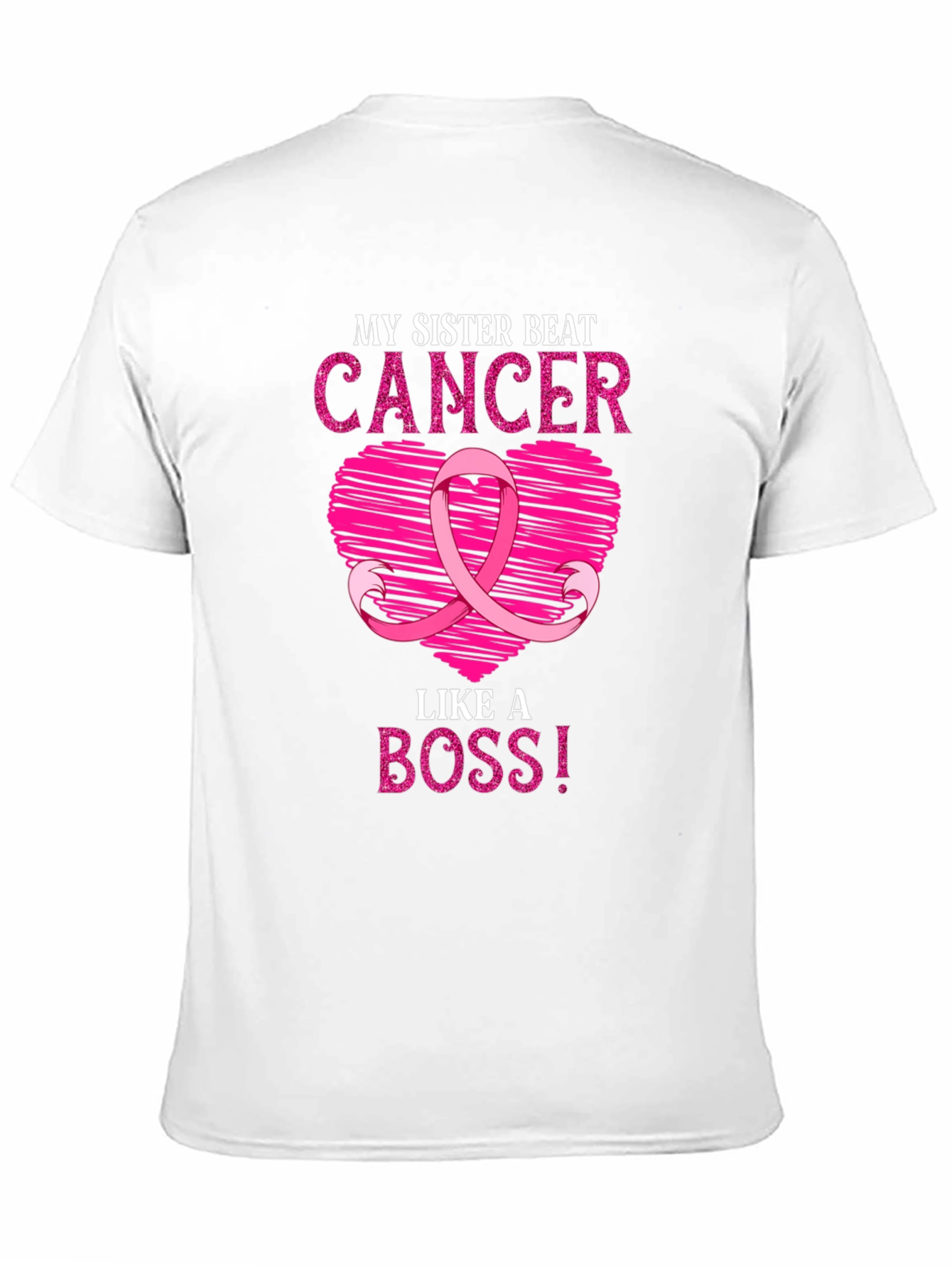 My Sister Beat Cancer Awareness T-Shirt