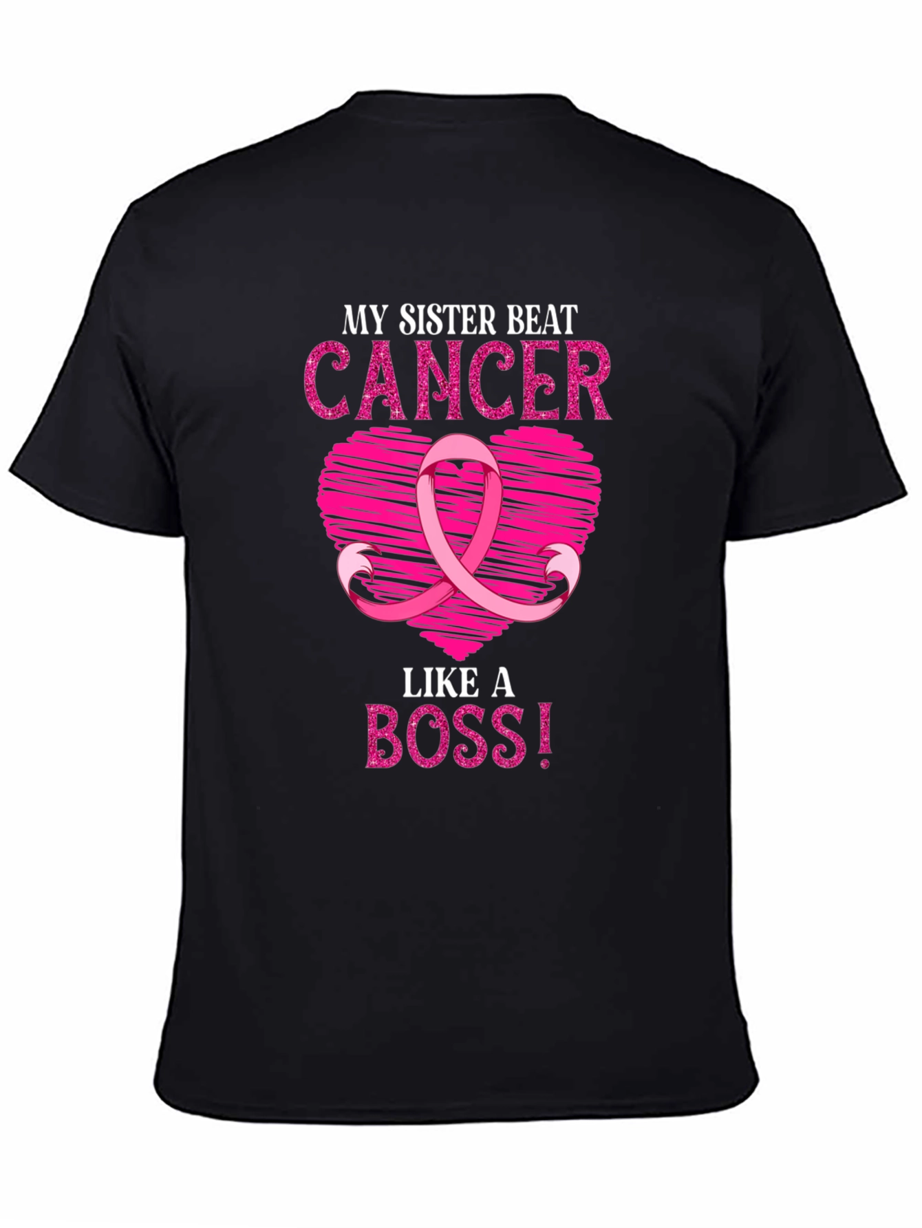 My Sister Beat Cancer Awareness T-Shirt