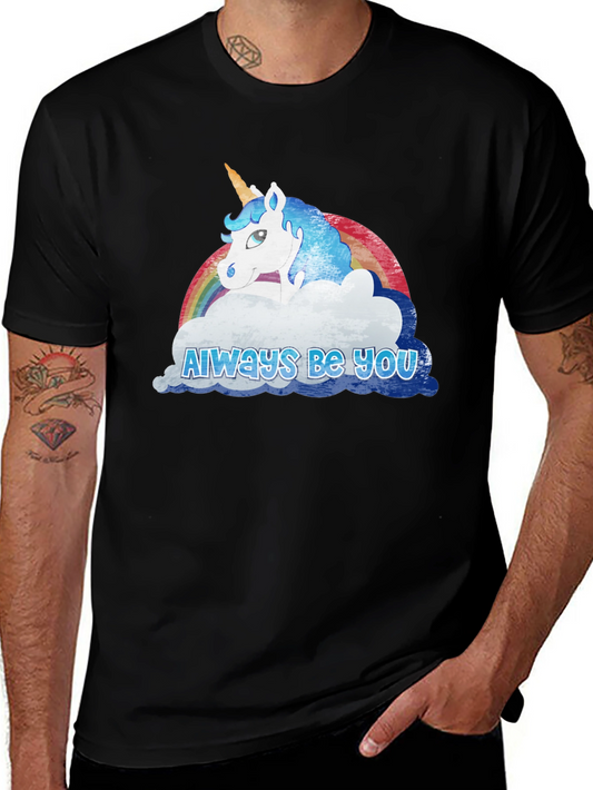 Unicorn Cloud Graphic T-Shirt - Always Be You!
