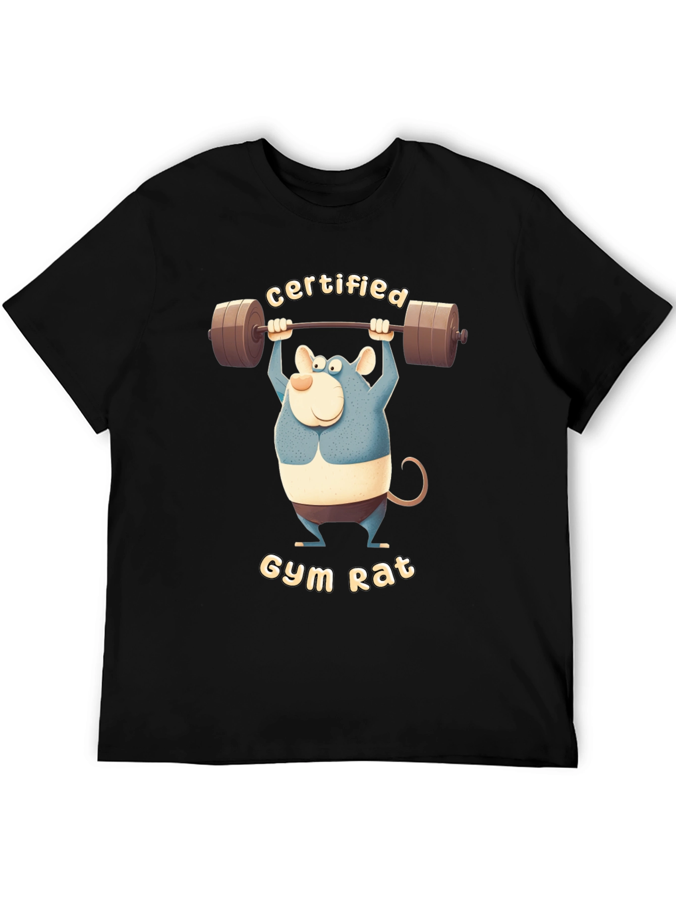 Certified Gym Rat T-Shirt - Funny Workout Tee