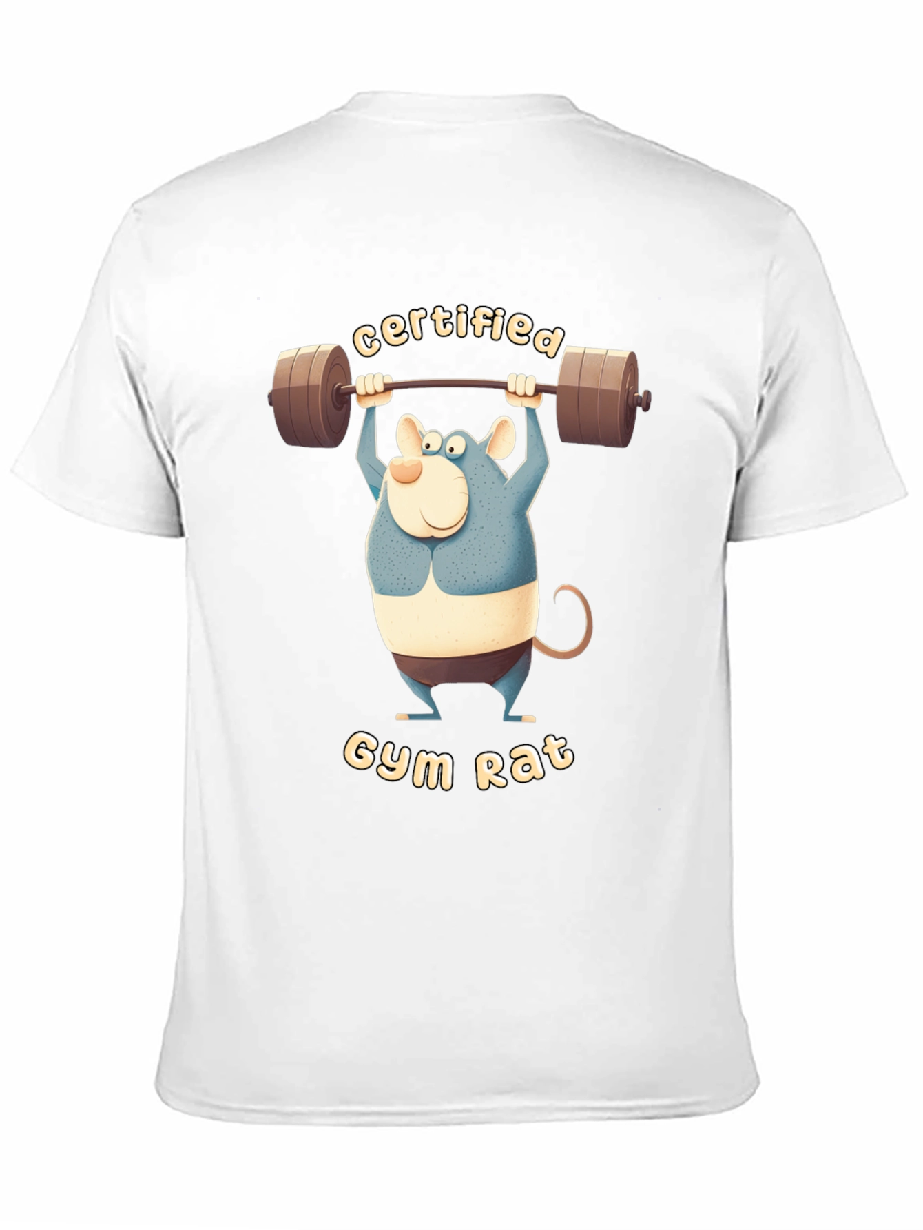 Certified Gym Rat T-Shirt - Funny Workout Tee