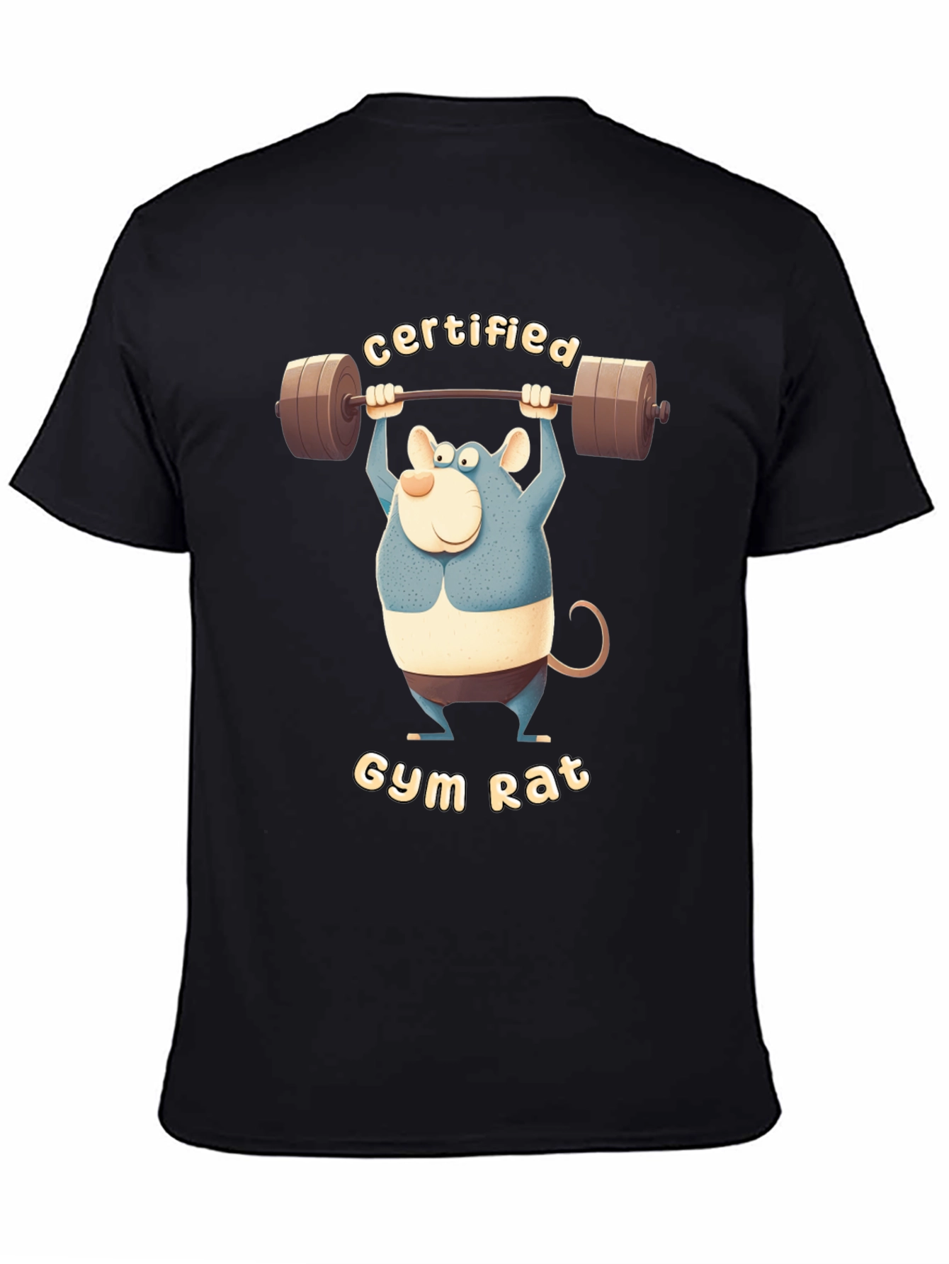Certified Gym Rat T-Shirt - Funny Workout Tee