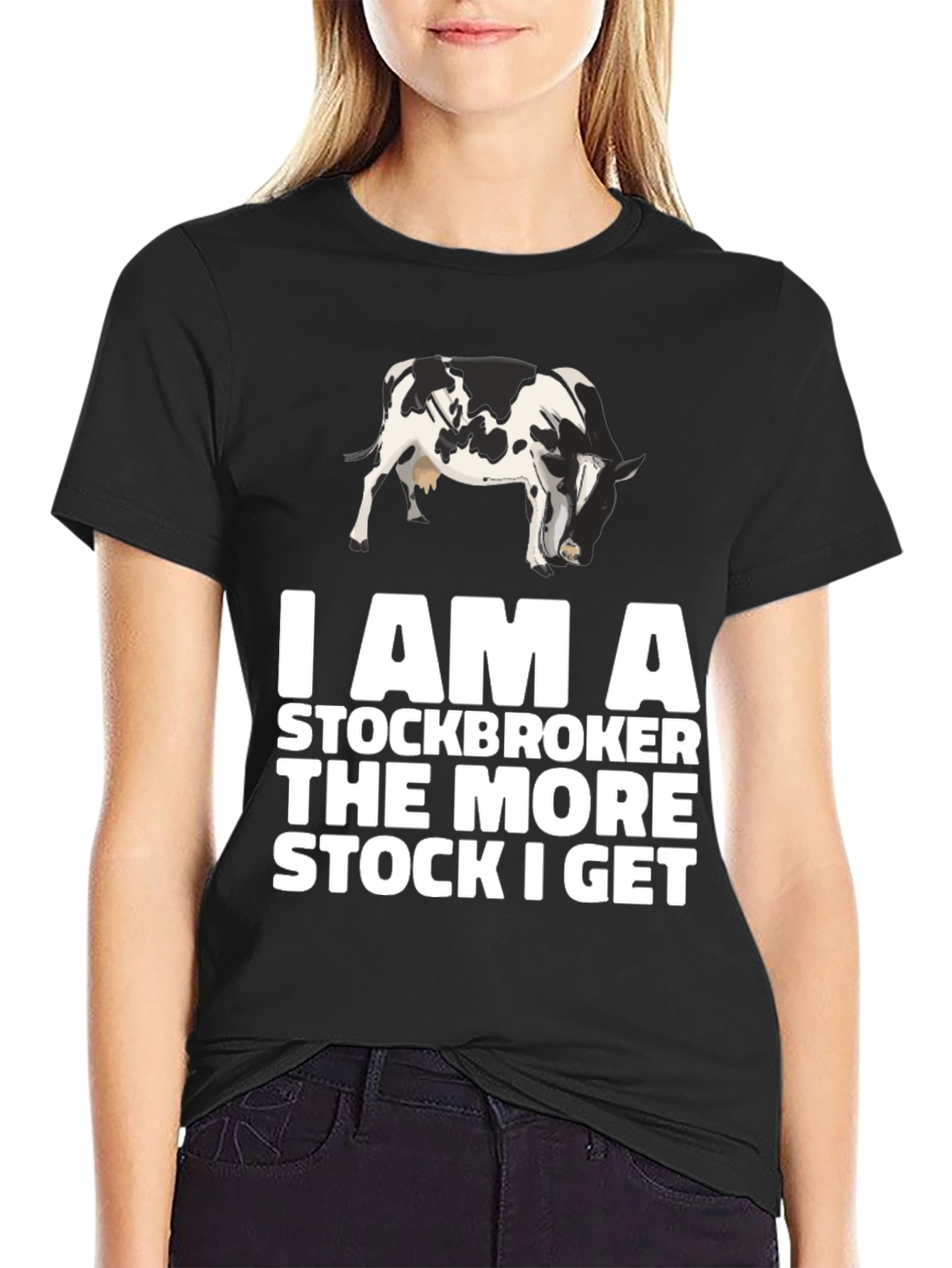Stockbroker Cow T-Shirt