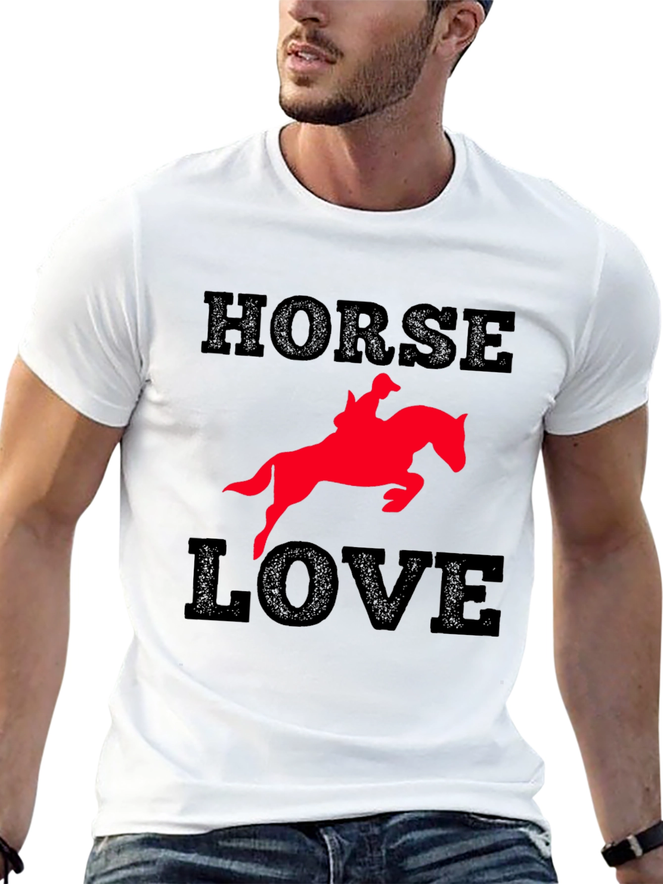 Horse Love Graphic Tee - Equestrian Rider Gift