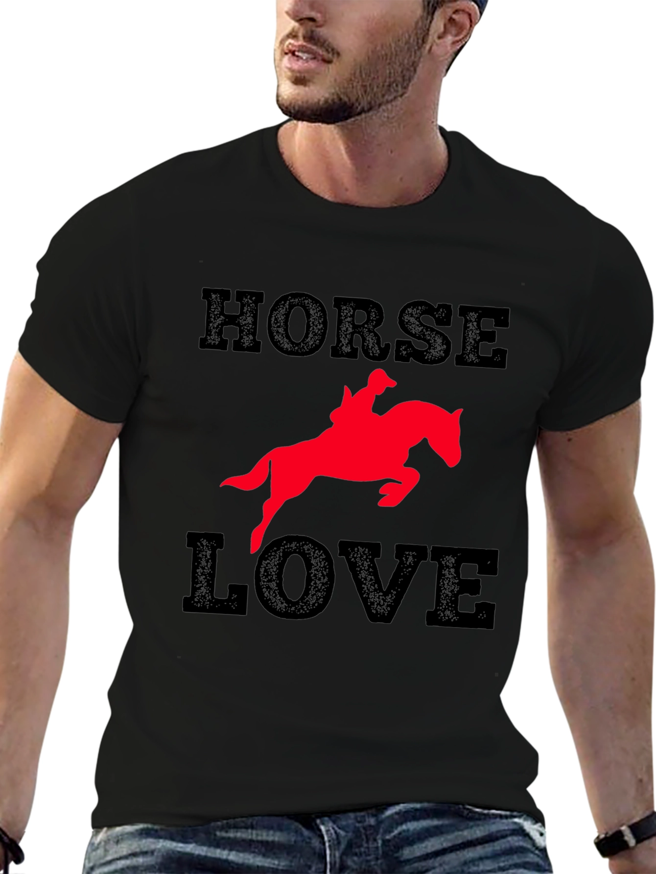 Horse Love Graphic Tee - Equestrian Rider Gift
