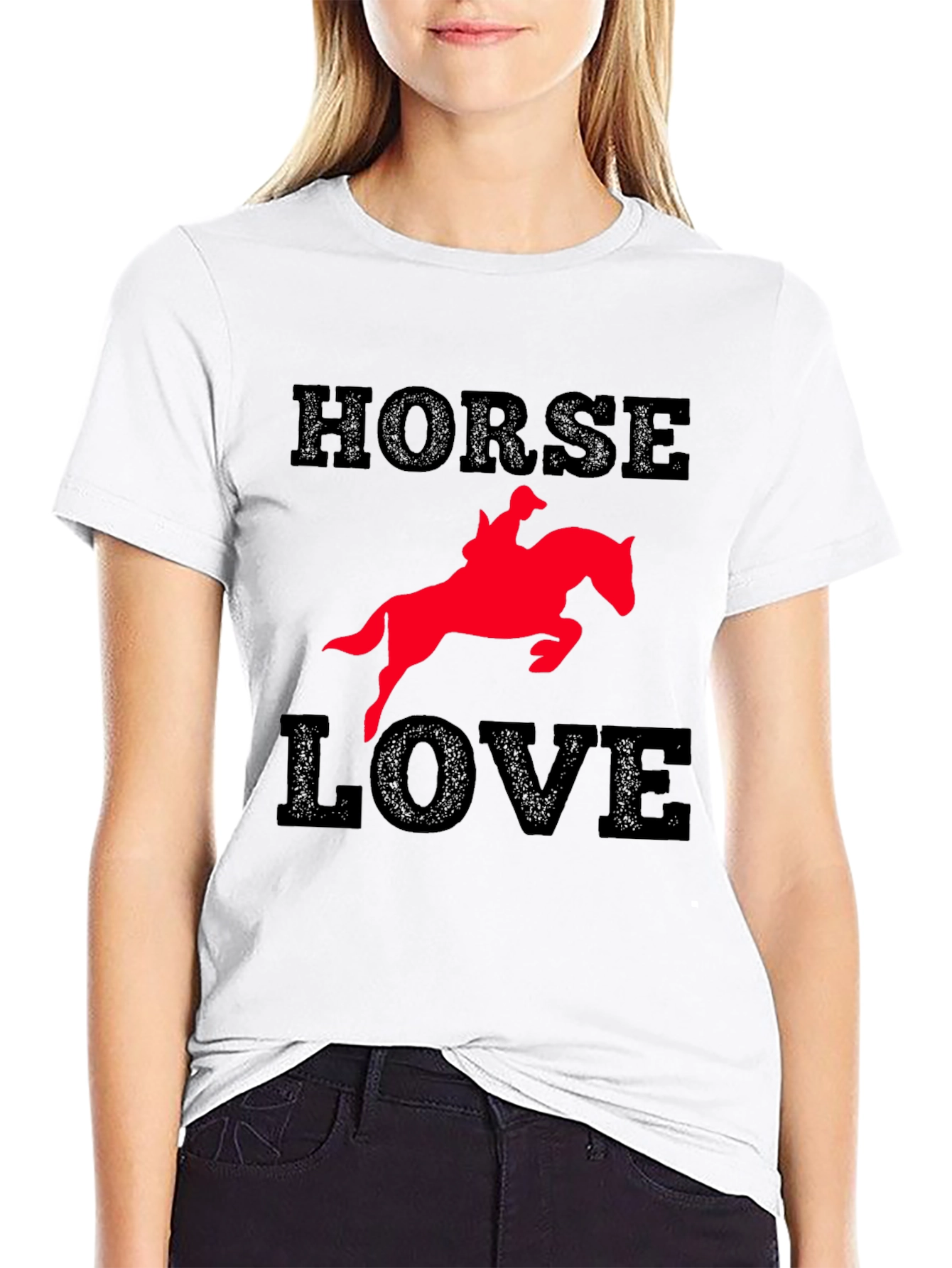 Horse Love Graphic Tee - Equestrian Rider Gift