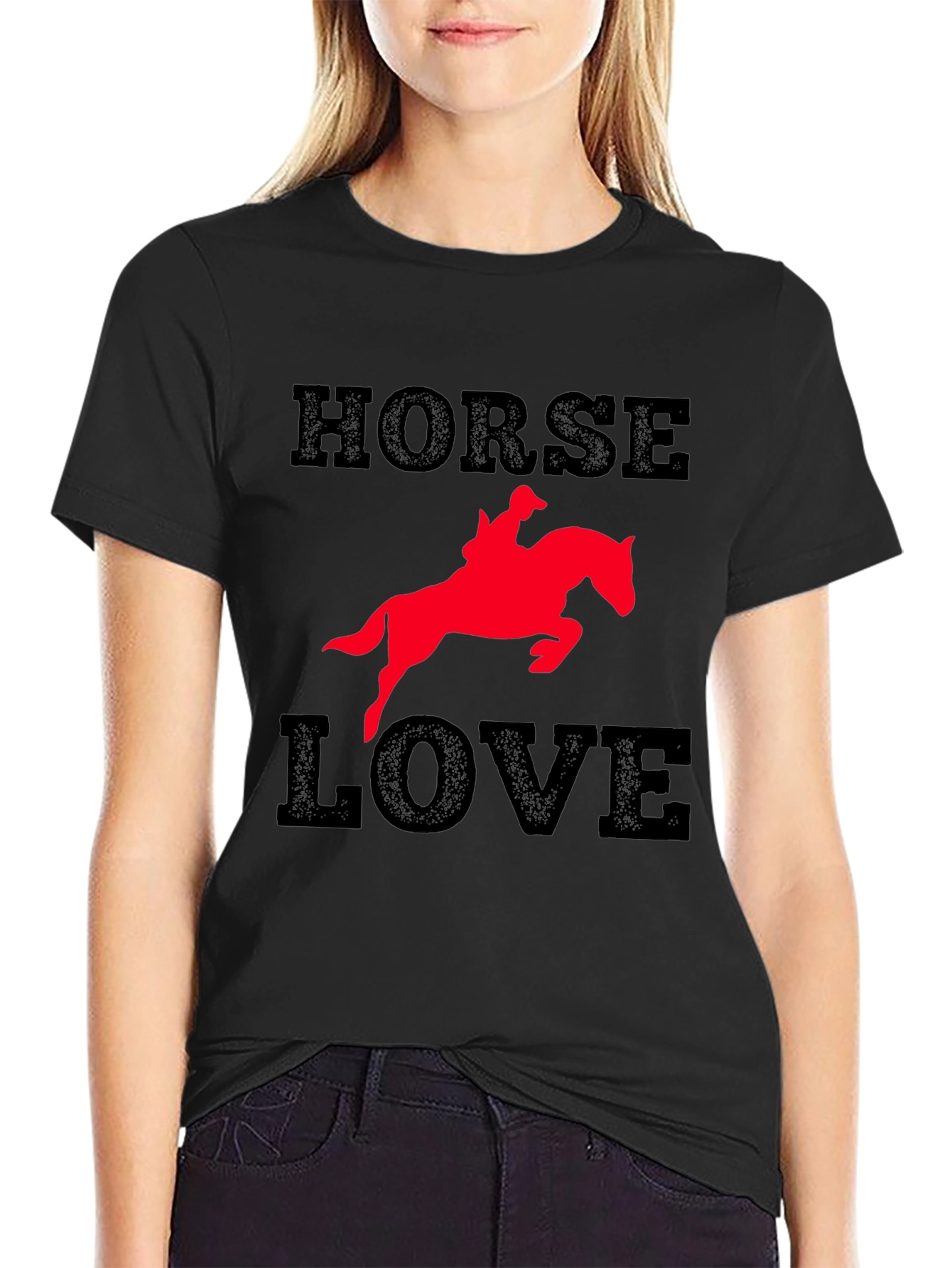 Horse Love Graphic Tee - Equestrian Rider Gift