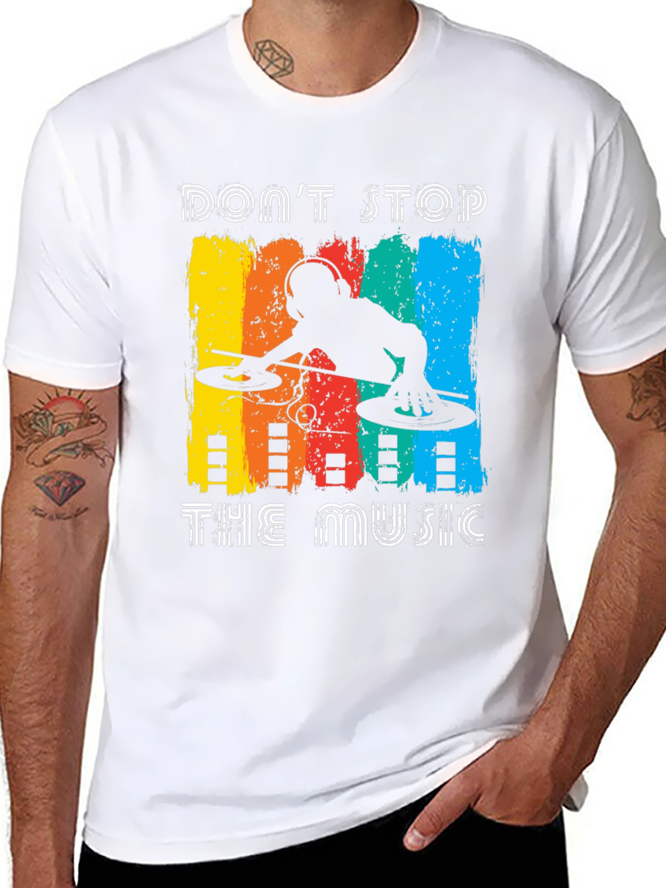 Dont Stop The Music Graphic Tee