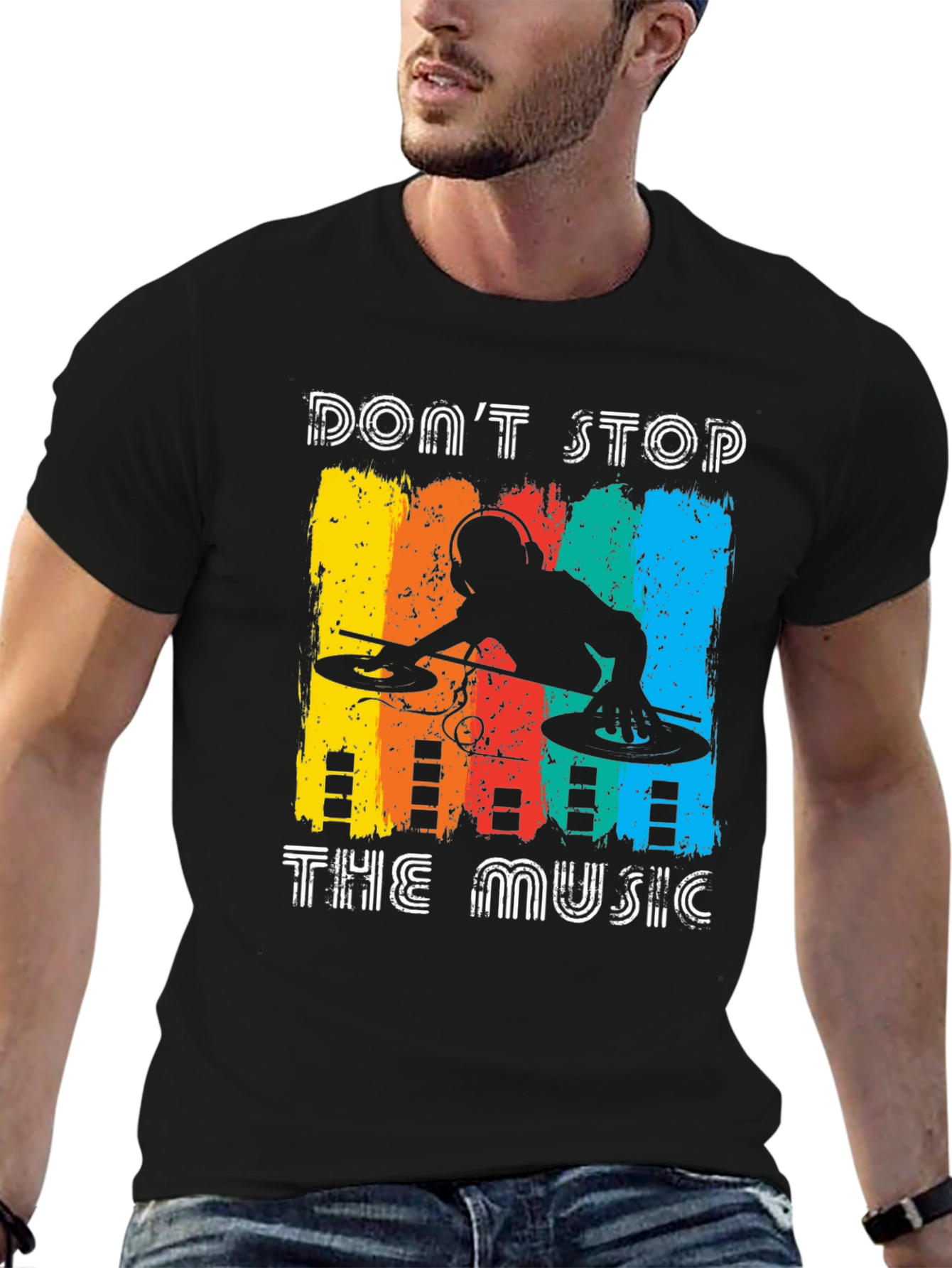 Dont Stop The Music Graphic Tee