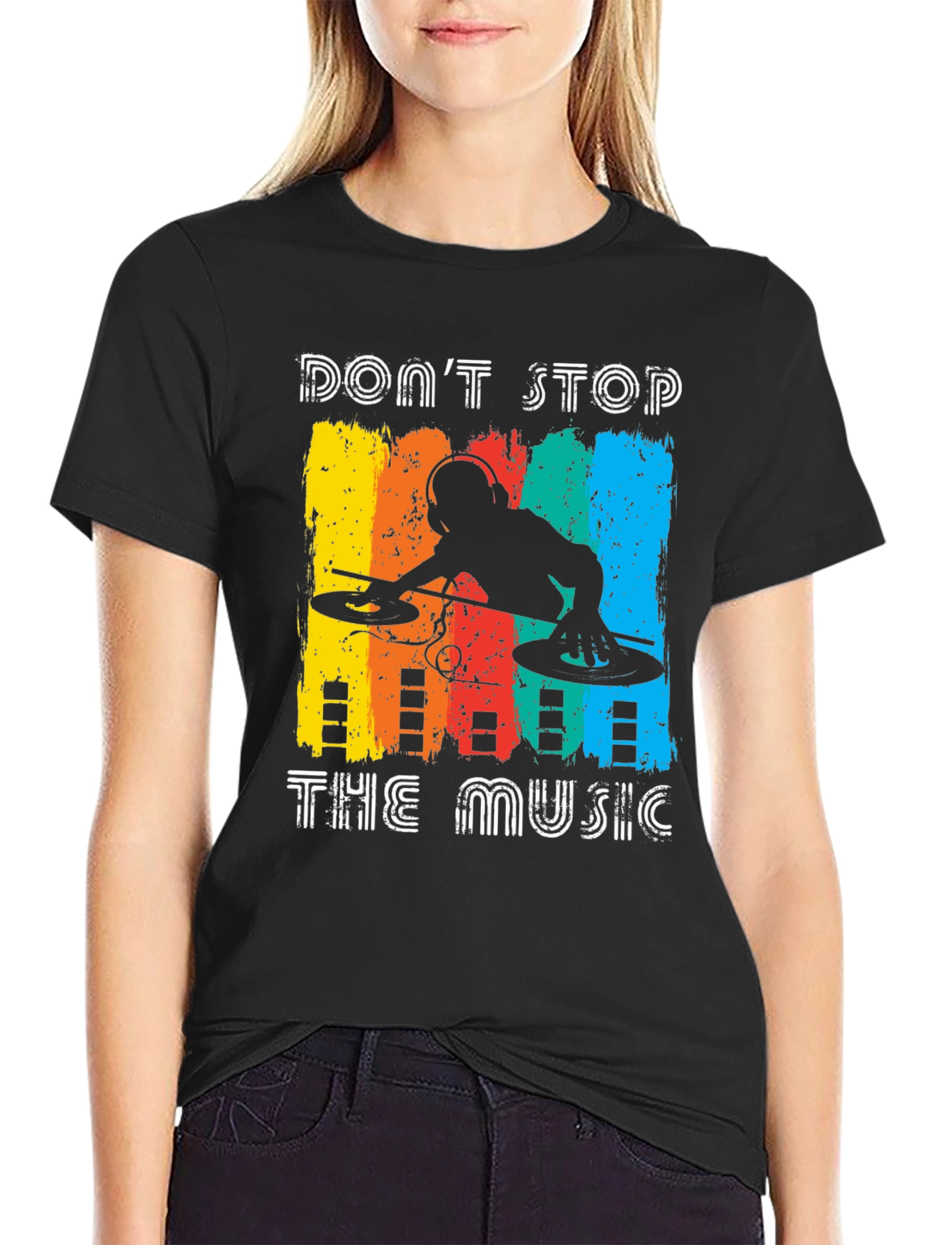 Dont Stop The Music Graphic Tee