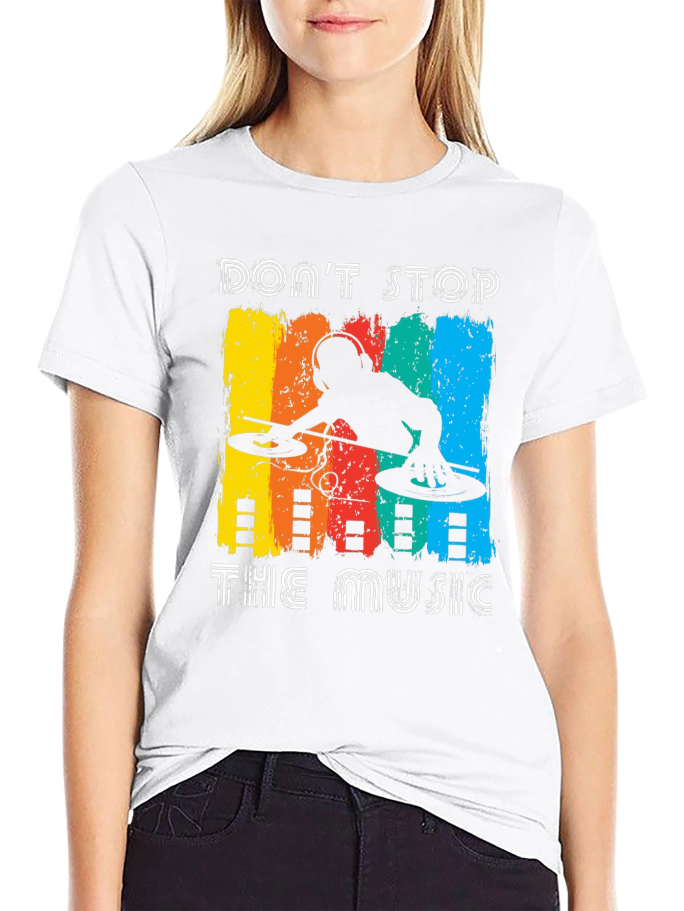 Dont Stop The Music Graphic Tee