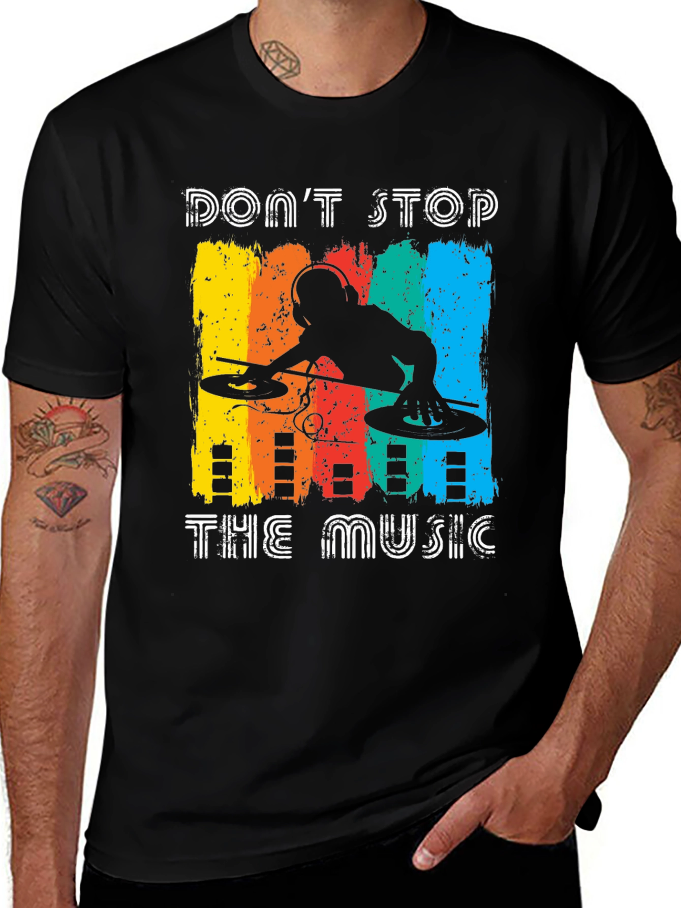 Dont Stop The Music Graphic Tee