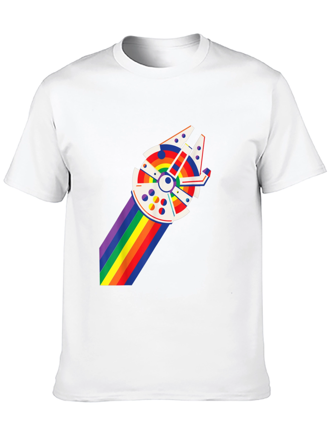 Pride Falcon Graphic T-Shirt - Black