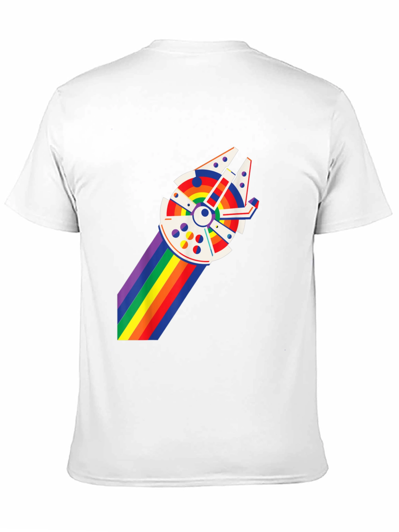 Pride Falcon Graphic T-Shirt - Black
