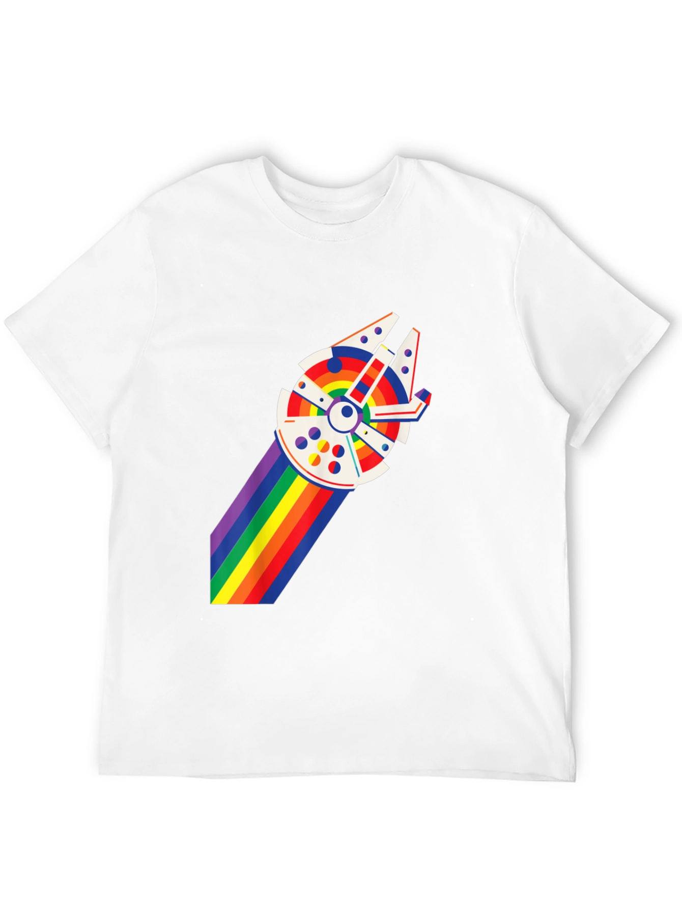 Pride Falcon Graphic T-Shirt - Black