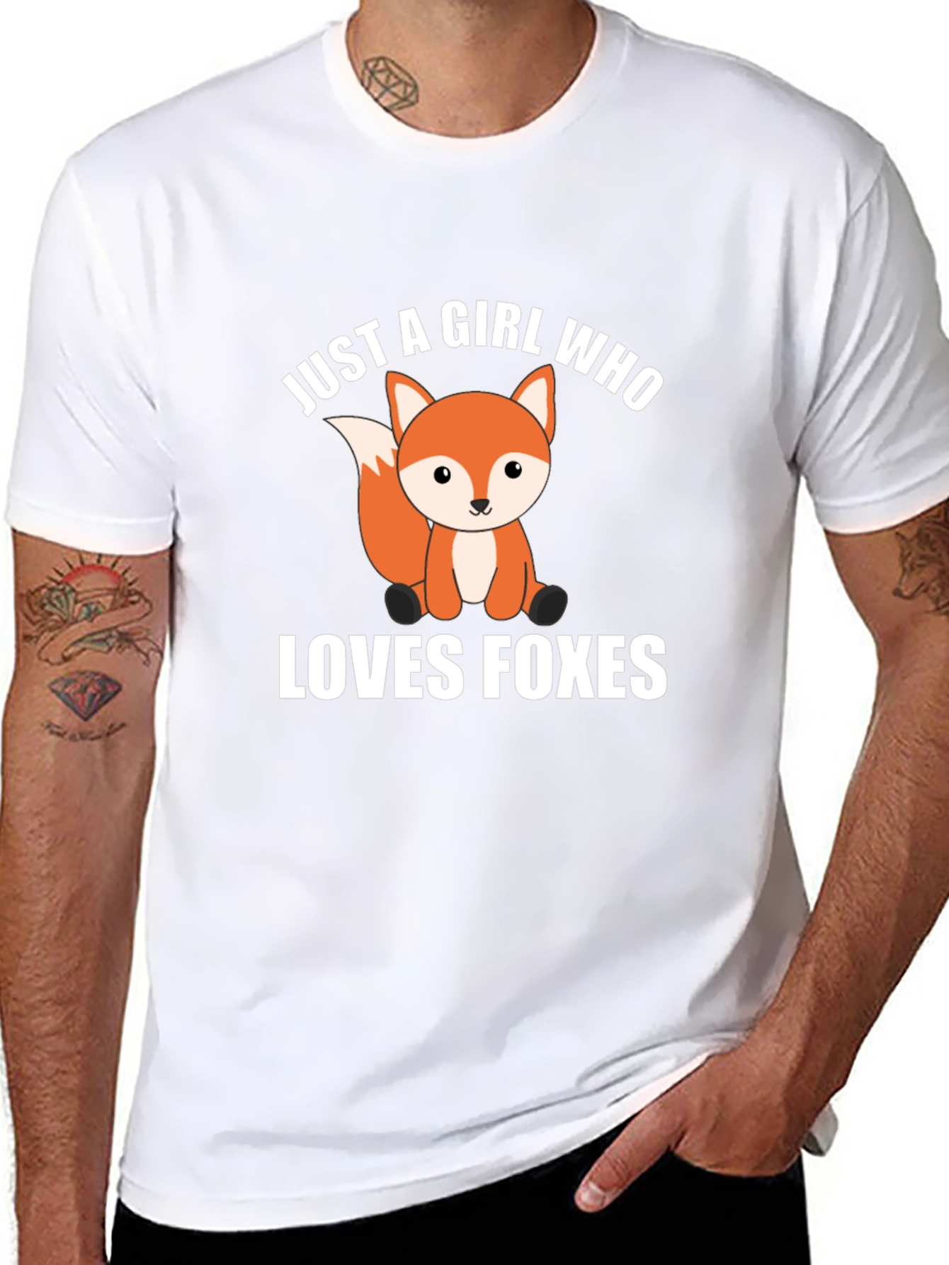 Just A Girl Who Loves Foxes T-Shirt