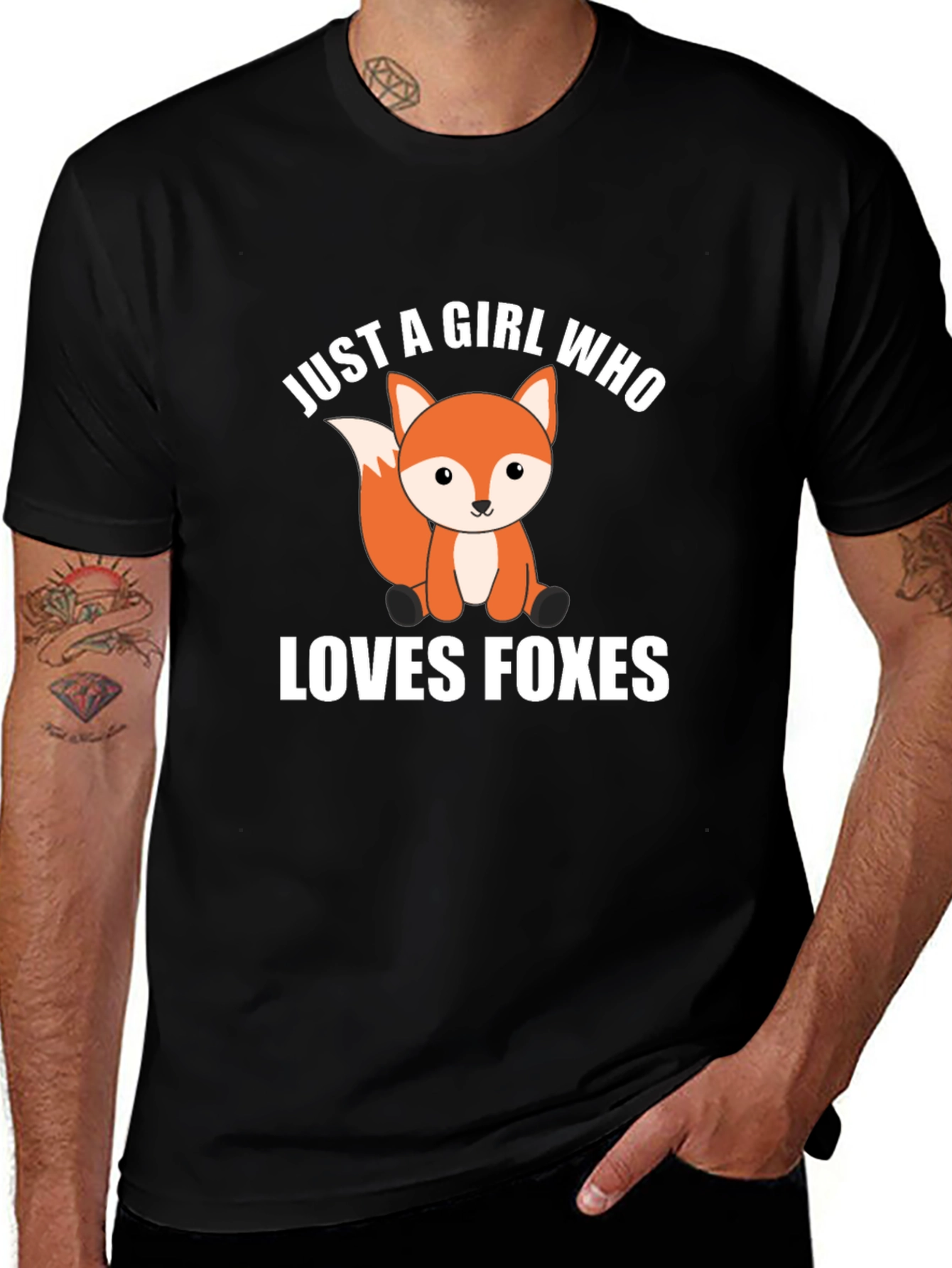 Just A Girl Who Loves Foxes T-Shirt