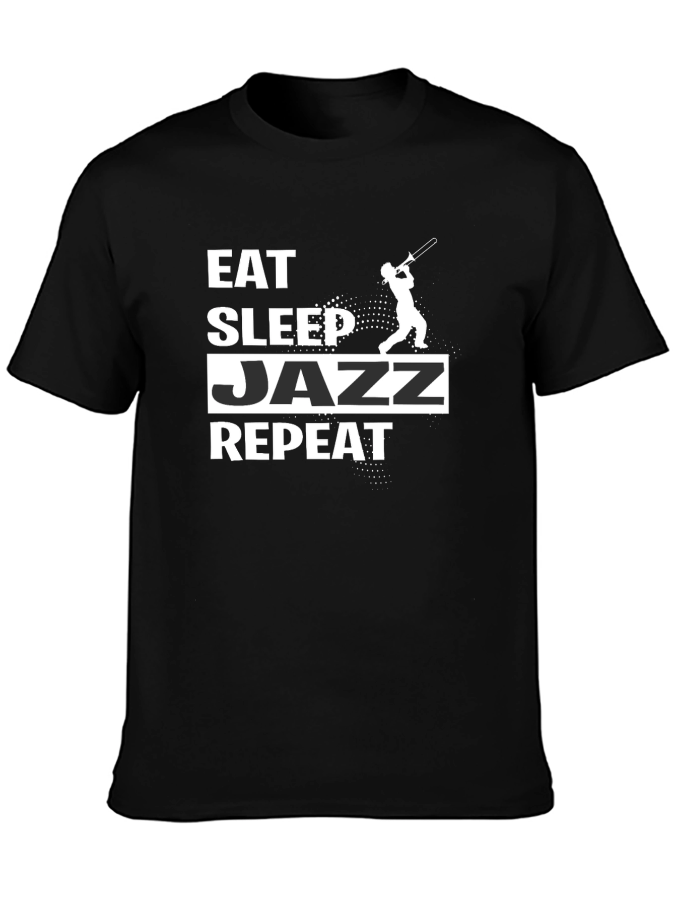 Eat Sleep Jazz Repeat Graphic Tee