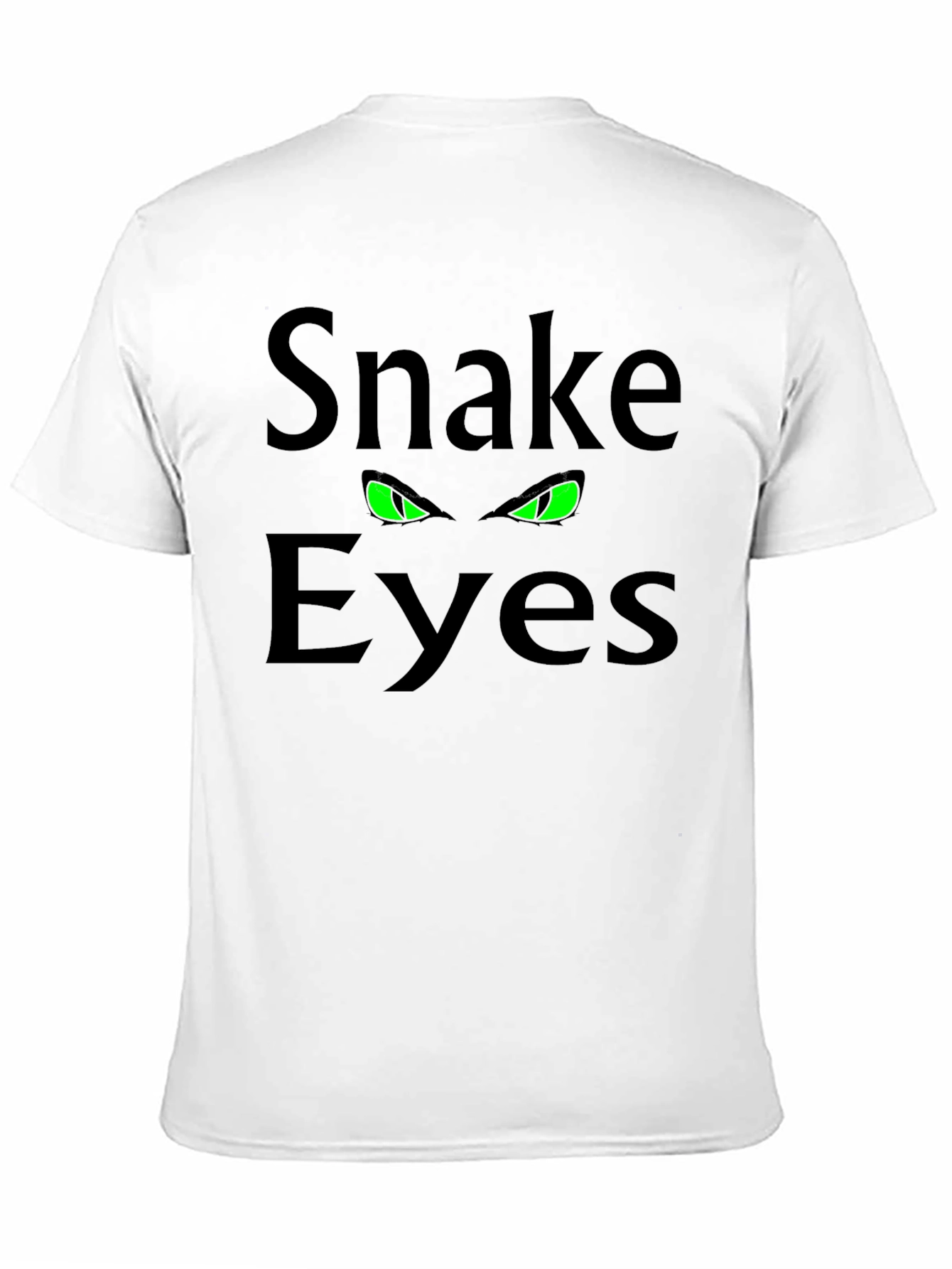 Snake Eyes Graphic Tee - Mens Black T-Shirt