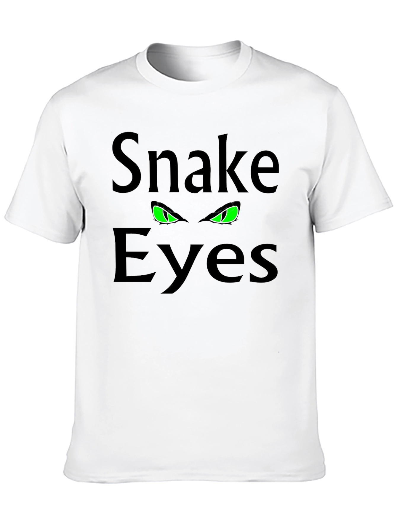 Snake Eyes Graphic Tee - Mens Black T-Shirt