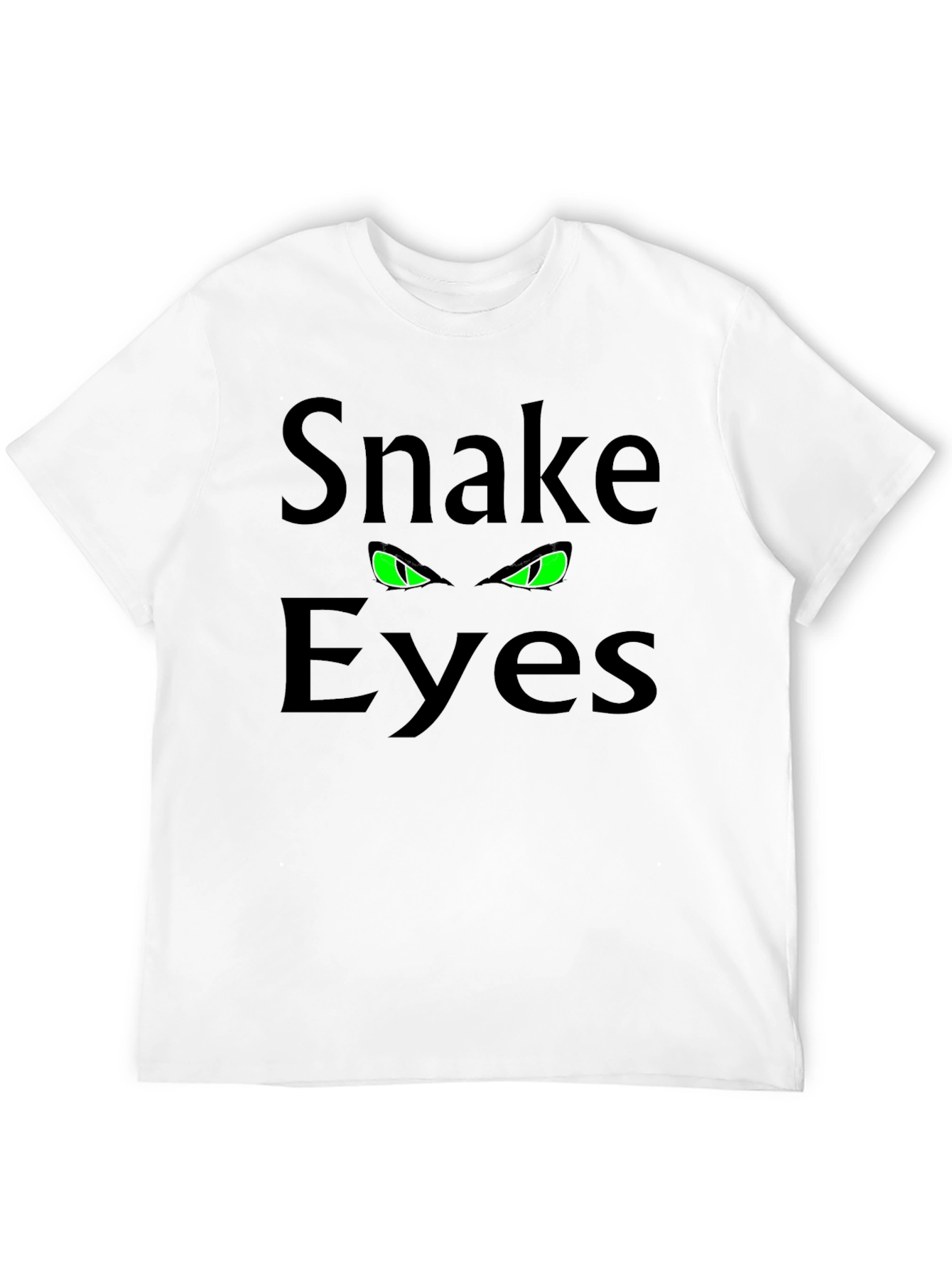 Snake Eyes Graphic Tee - Mens Black T-Shirt