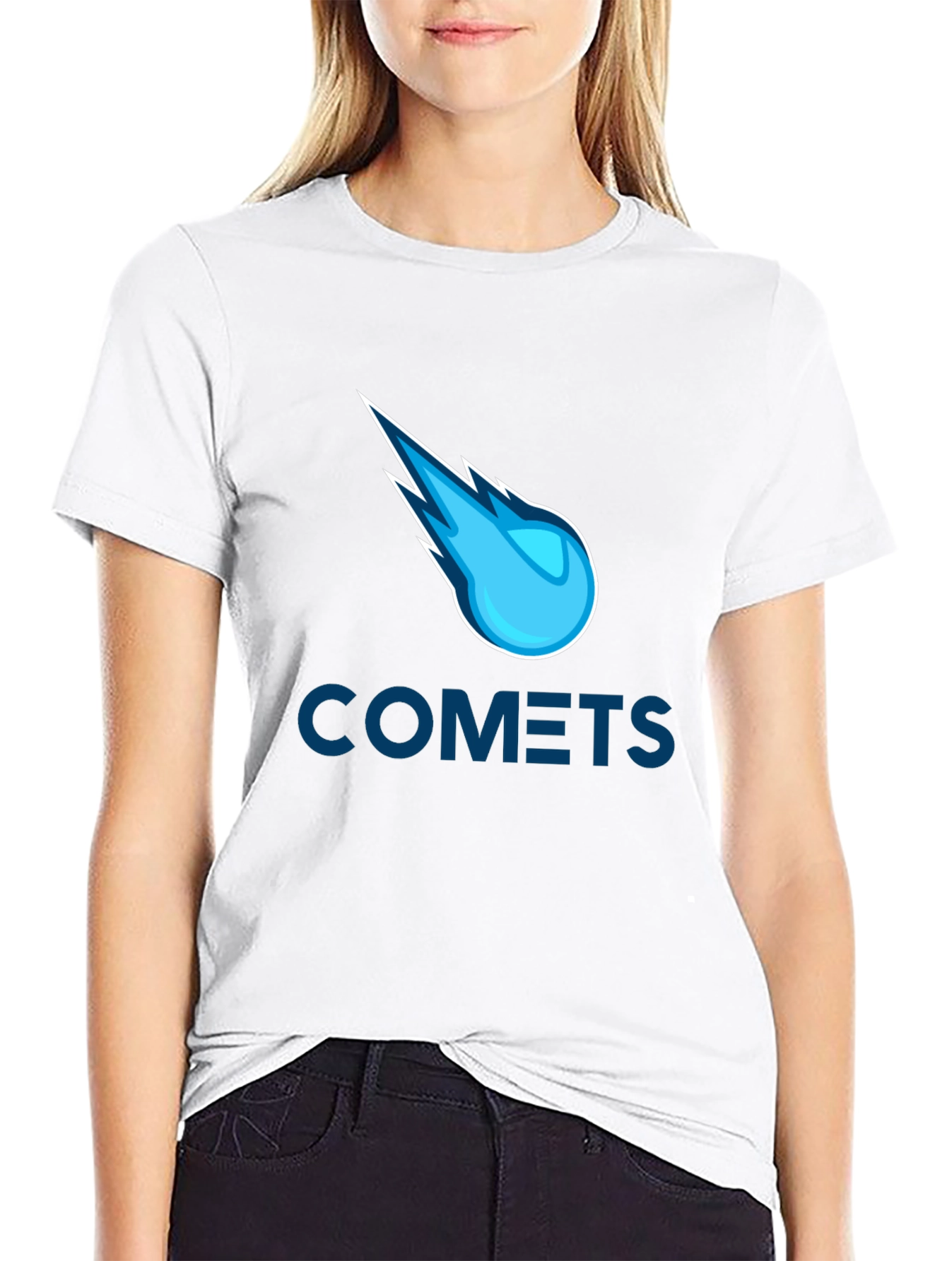 Comets Graphic T-Shirt - Casual Style