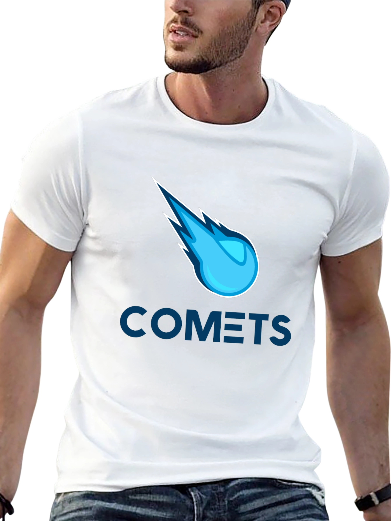 Comets Graphic T-Shirt - Casual Style