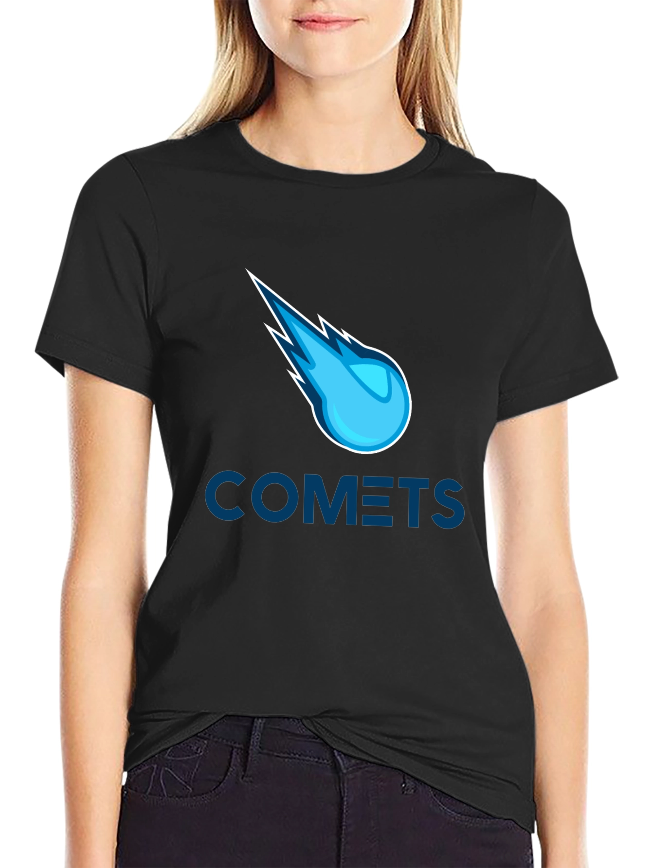 Comets Graphic T-Shirt - Casual Style