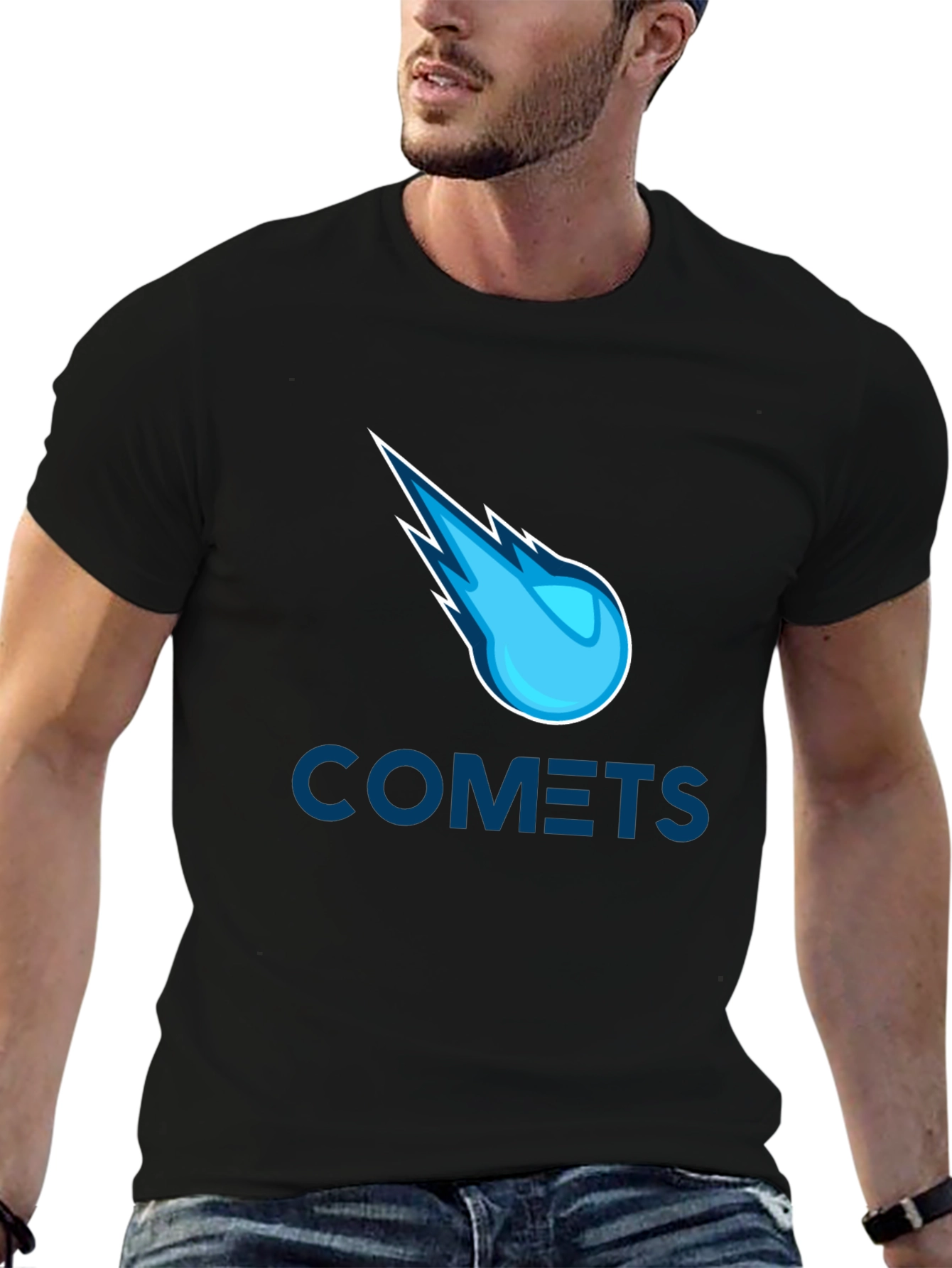 Comets Graphic T-Shirt - Casual Style
