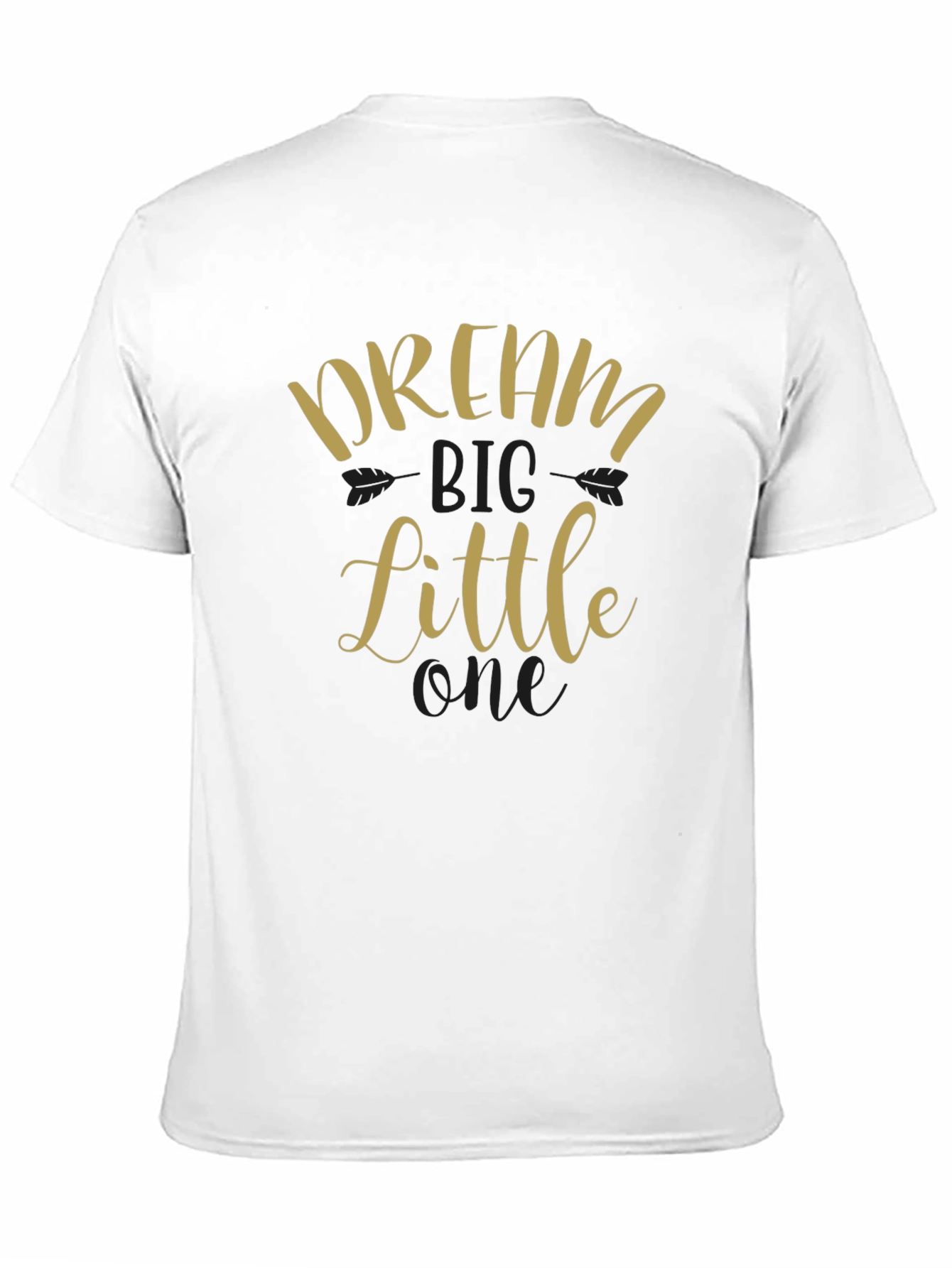 Dream Big Little One Black T-Shirt