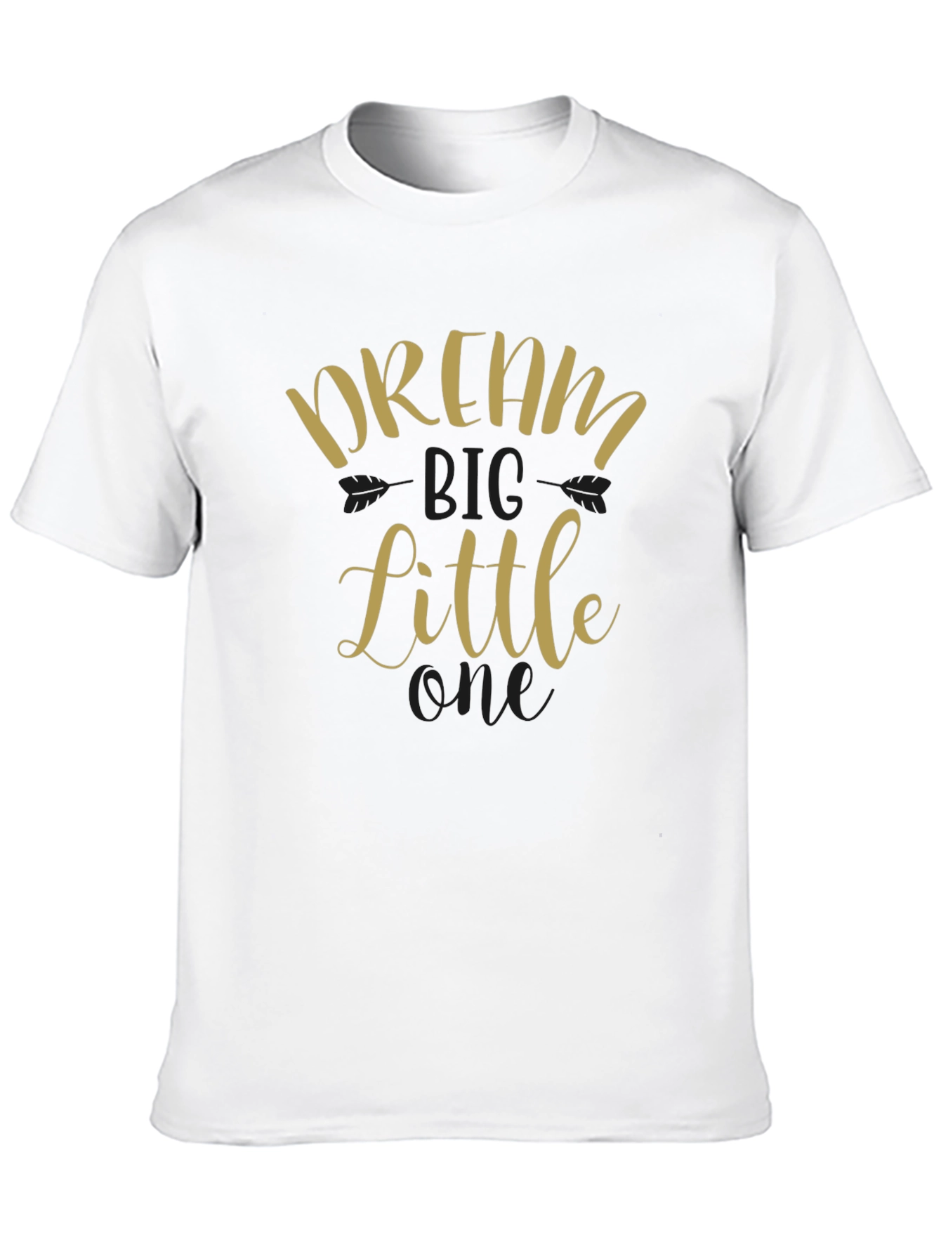 Dream Big Little One Black T-Shirt