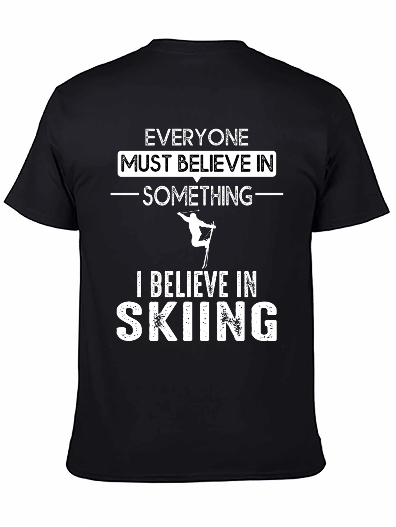Believe In Skiing Graphic T-Shirt