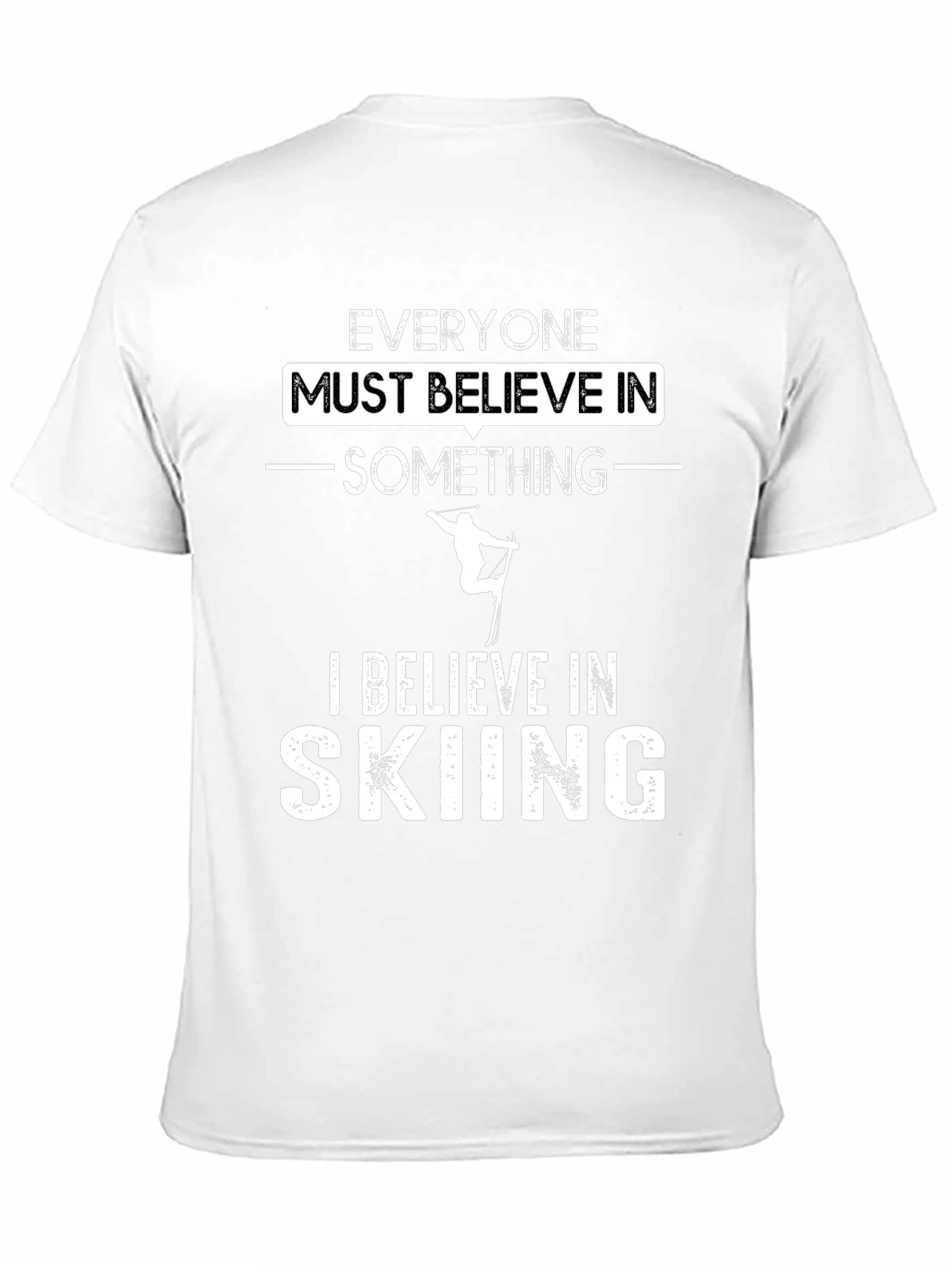 Believe In Skiing Graphic T-Shirt