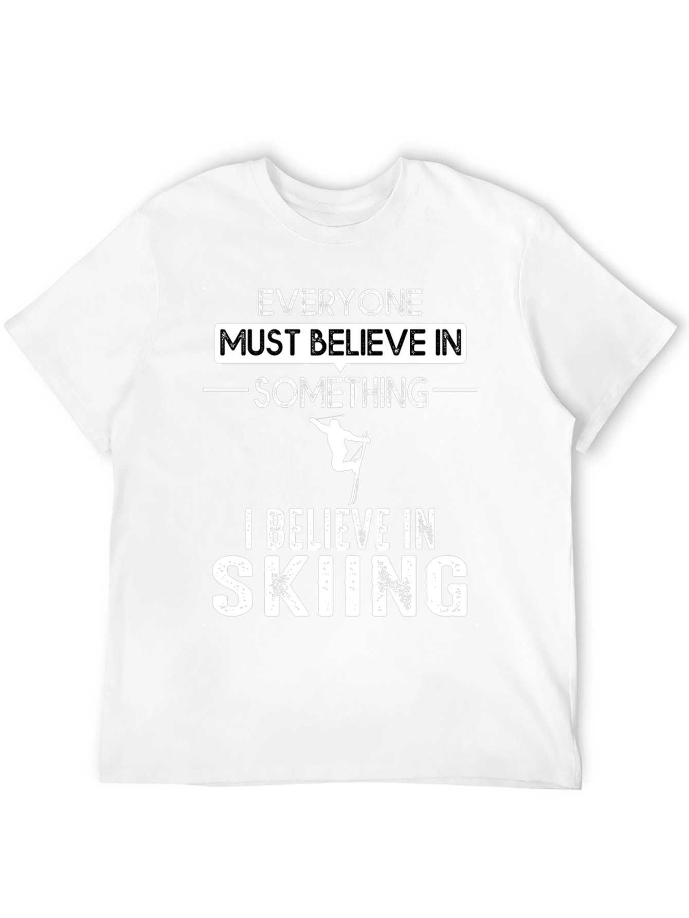 Believe In Skiing Graphic T-Shirt
