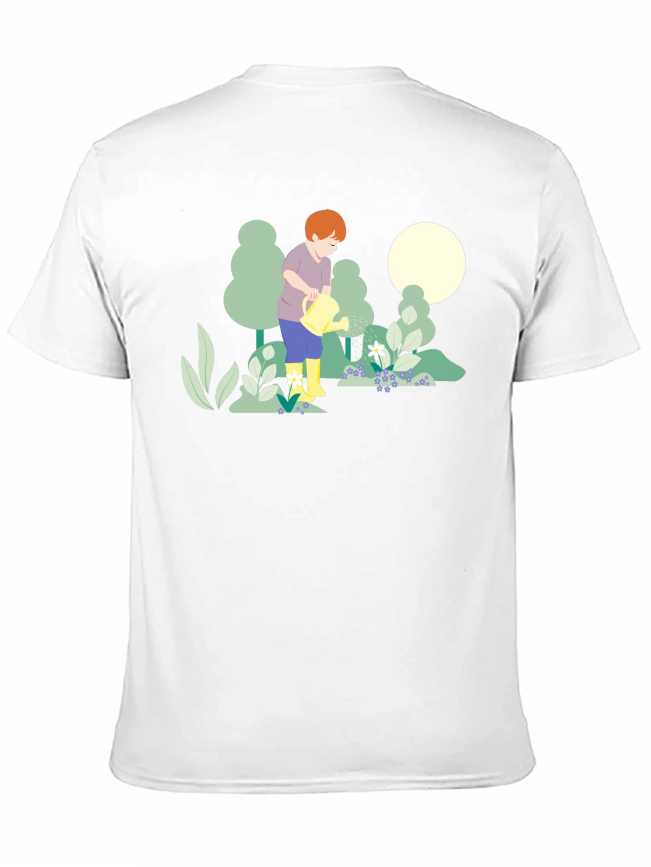 Gardener Graphic Tee - Black Cotton T-Shirt