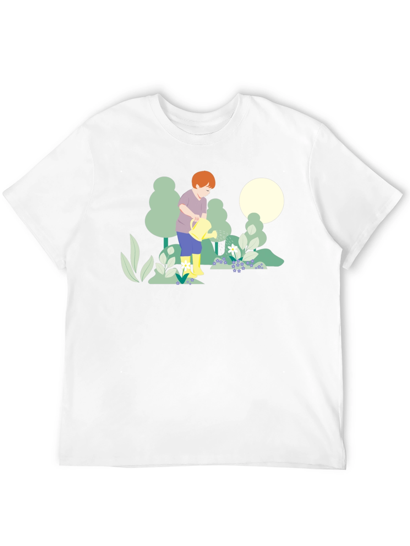 Gardener Graphic Tee - Black Cotton T-Shirt