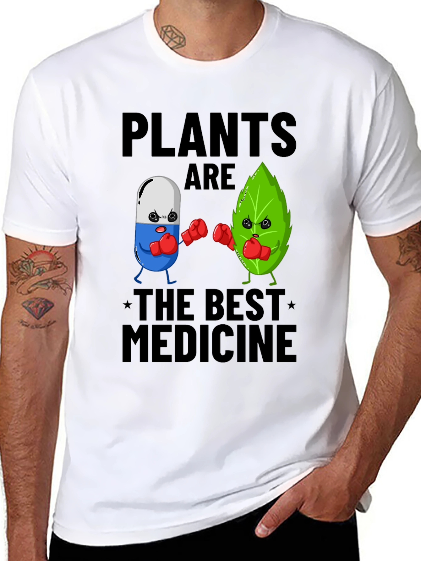 Plants are the Best Medicine Graphic Tee