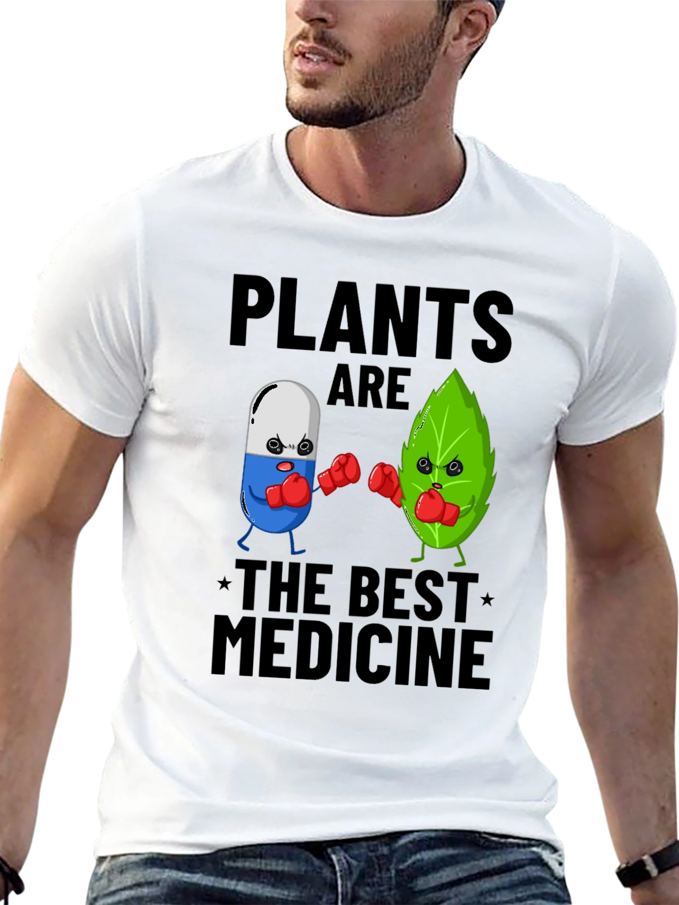Plants are the Best Medicine Graphic Tee