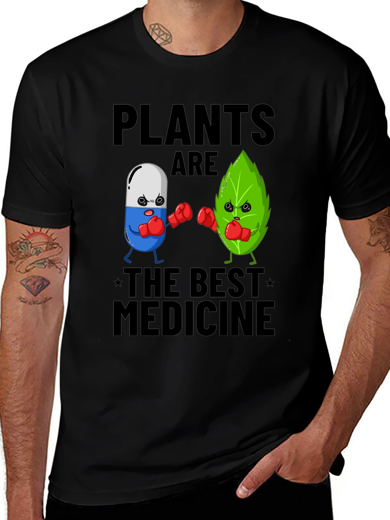 Plants are the Best Medicine Graphic Tee