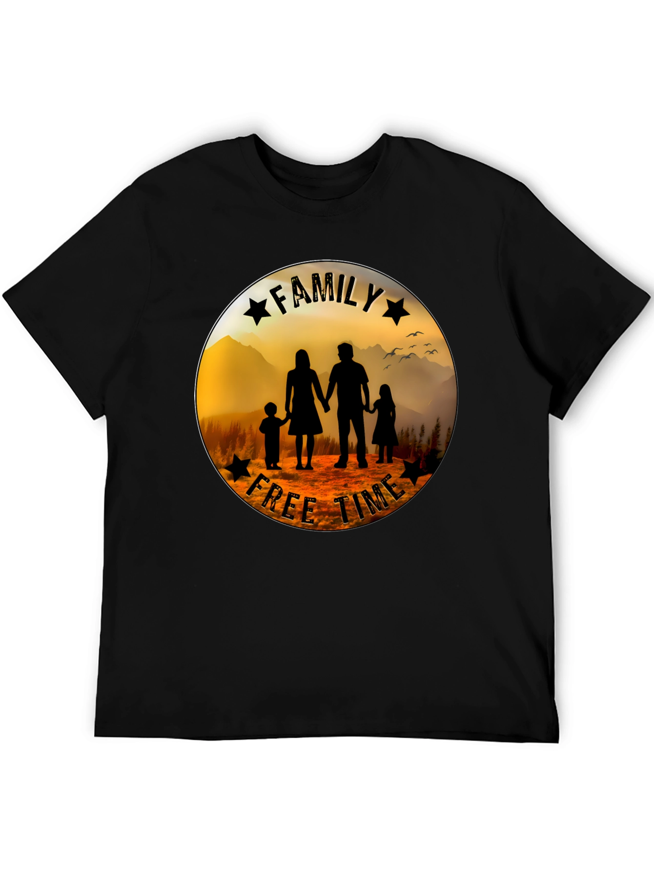 Family Free Time Graphic Tee